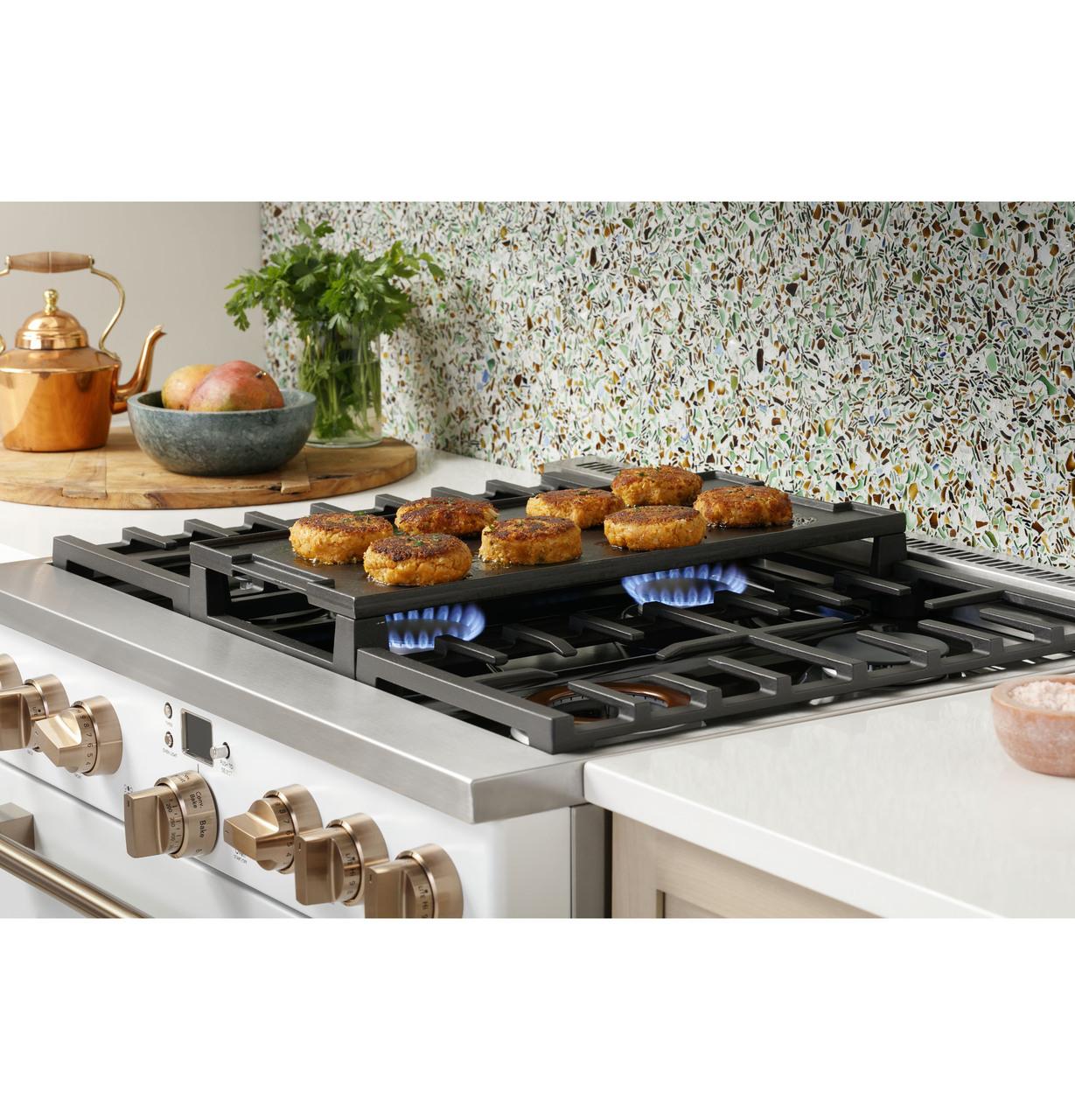 Cafe C2Y366P4TW2 CAF(EBACK)™ 36" Smart Dual-Fuel Commercial-Style Range with 6 Burners (Natural Gas) - Image 12