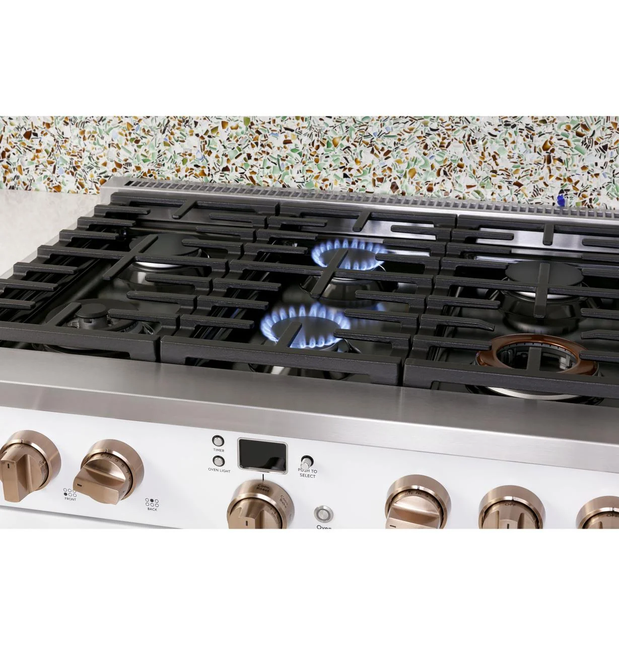 Cafe C2Y366P4TW2 CAF(EBACK)™ 36" Smart Dual-Fuel Commercial-Style Range with 6 Burners (Natural Gas) - Image 13