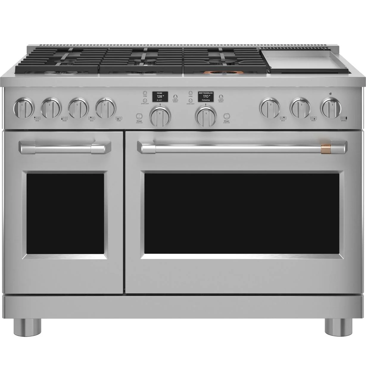 Cafe C2Y486P2TS1 CAF(EBACK)™ 48" Smart Dual-Fuel Commercial-Style Range with 6 Burners and Griddle (Natural Gas) - Image 47