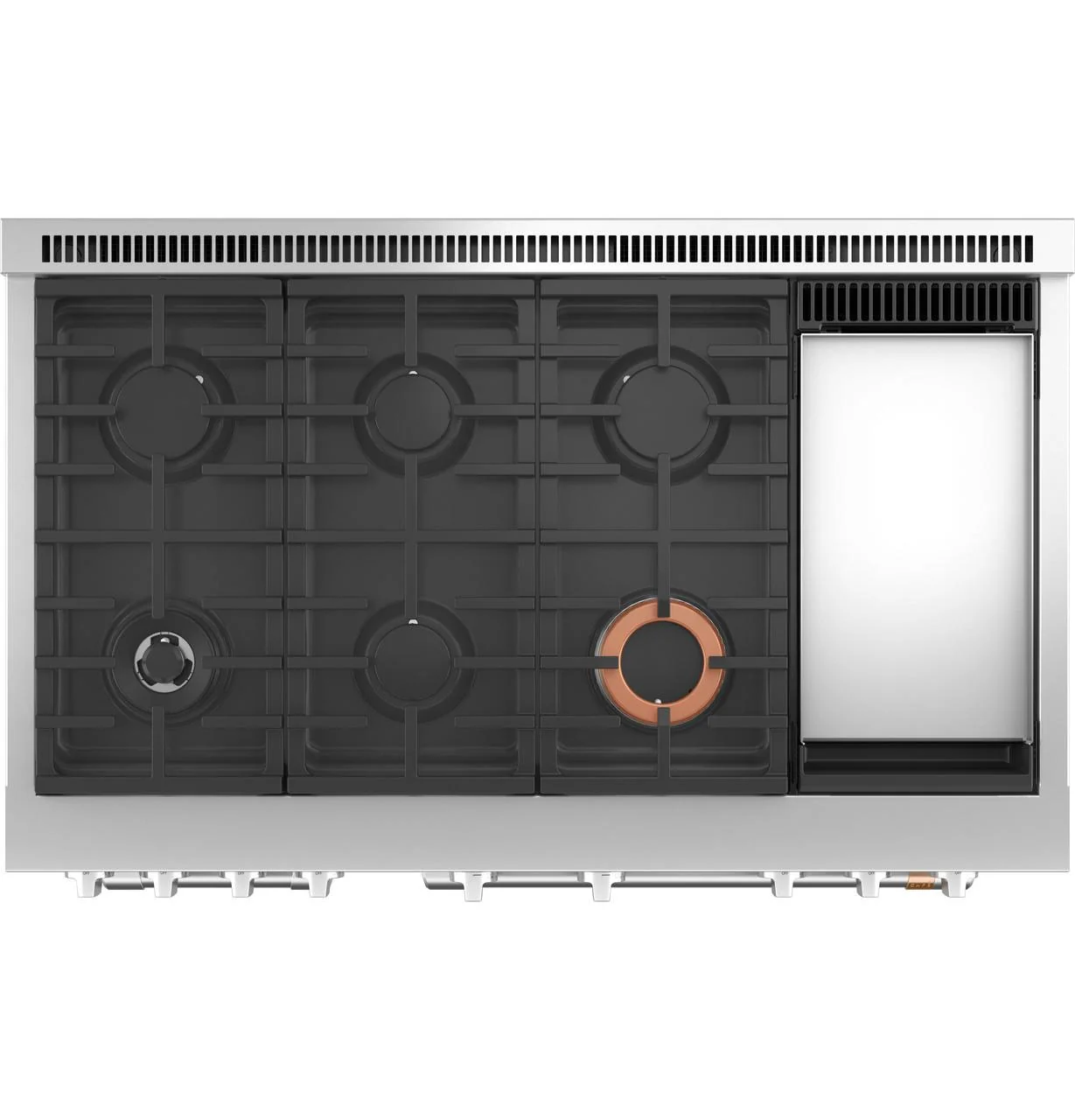 Cafe C2Y486P2TS1 CAF(EBACK)™ 48" Smart Dual-Fuel Commercial-Style Range with 6 Burners and Griddle (Natural Gas) - Image 6