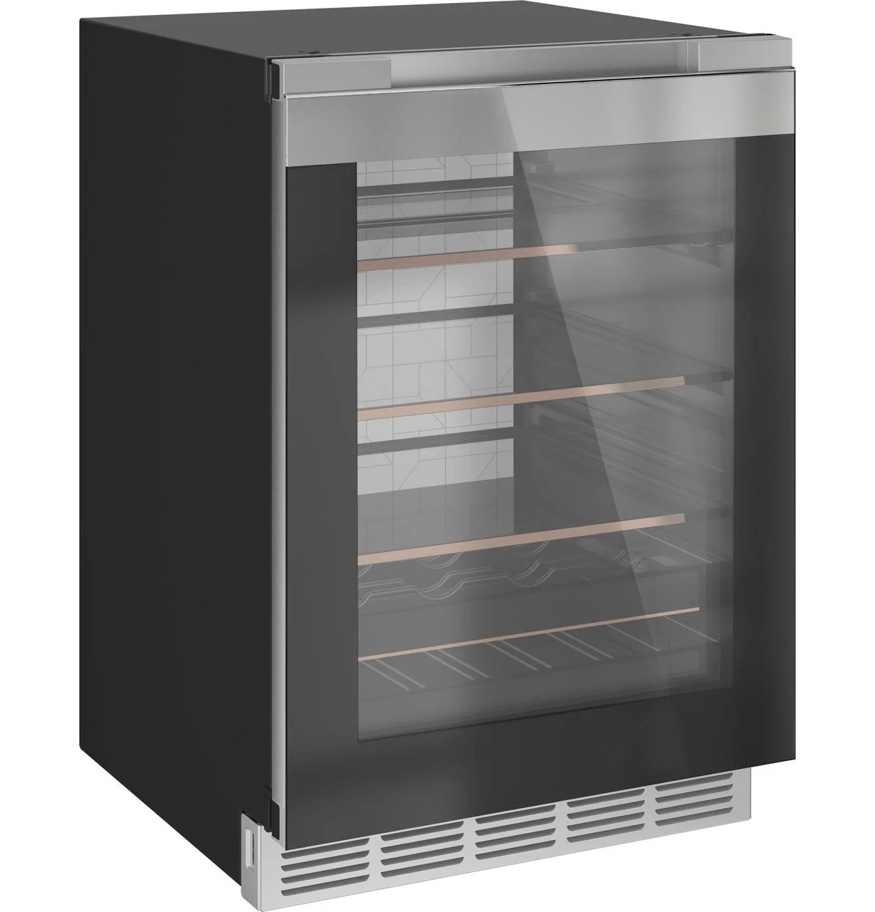 Cafe CCR06BM2PS5 CAF(EBACK)™ Beverage Center in Platinum Glass - Image 5