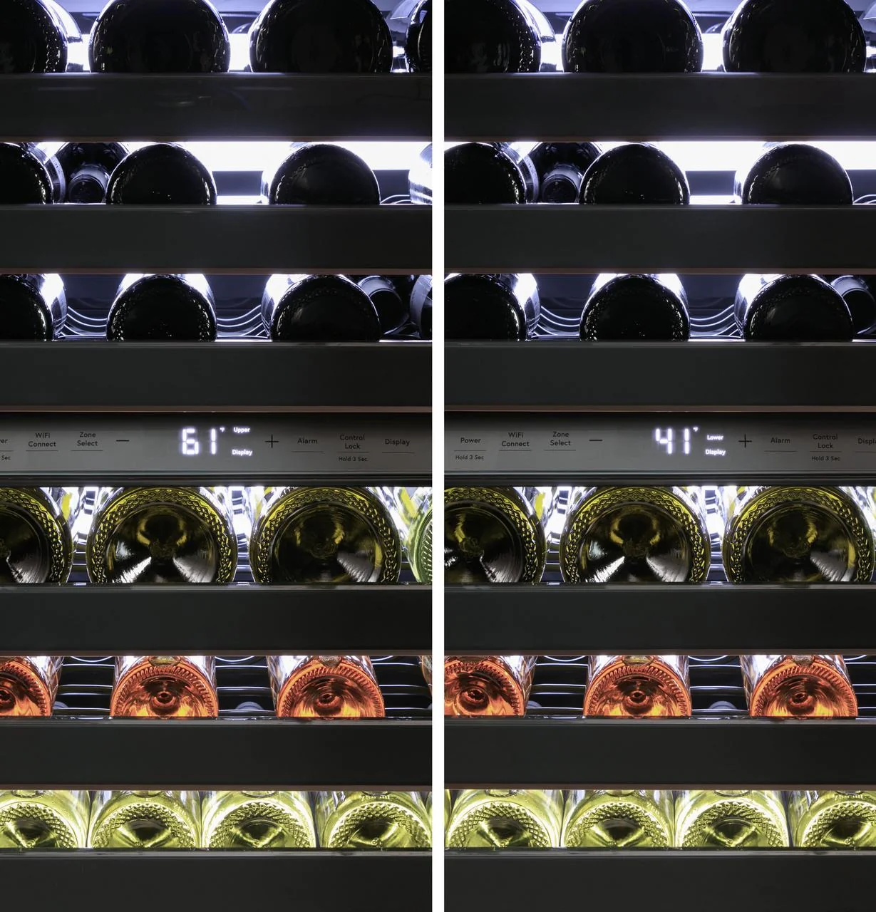 Cafe CCR06DM2PS5 Caf(eback)™ Wine Center in Platinum Glass - Image 11
