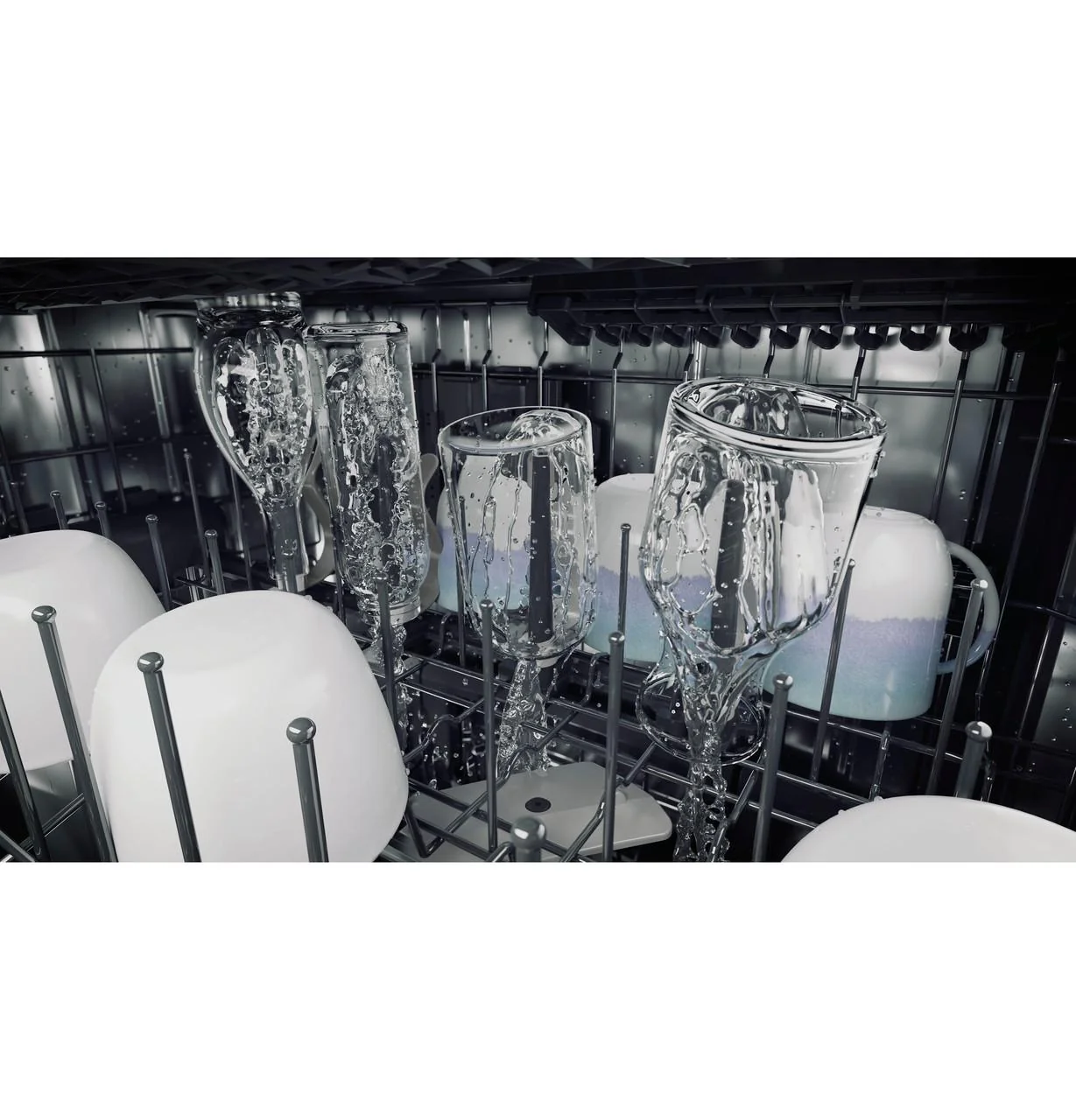 Cafe Caf(eback)™ ENERGY STAR® Stainless Steel Interior Dishwasher with Sanitize and Ultra Wash - Image 23