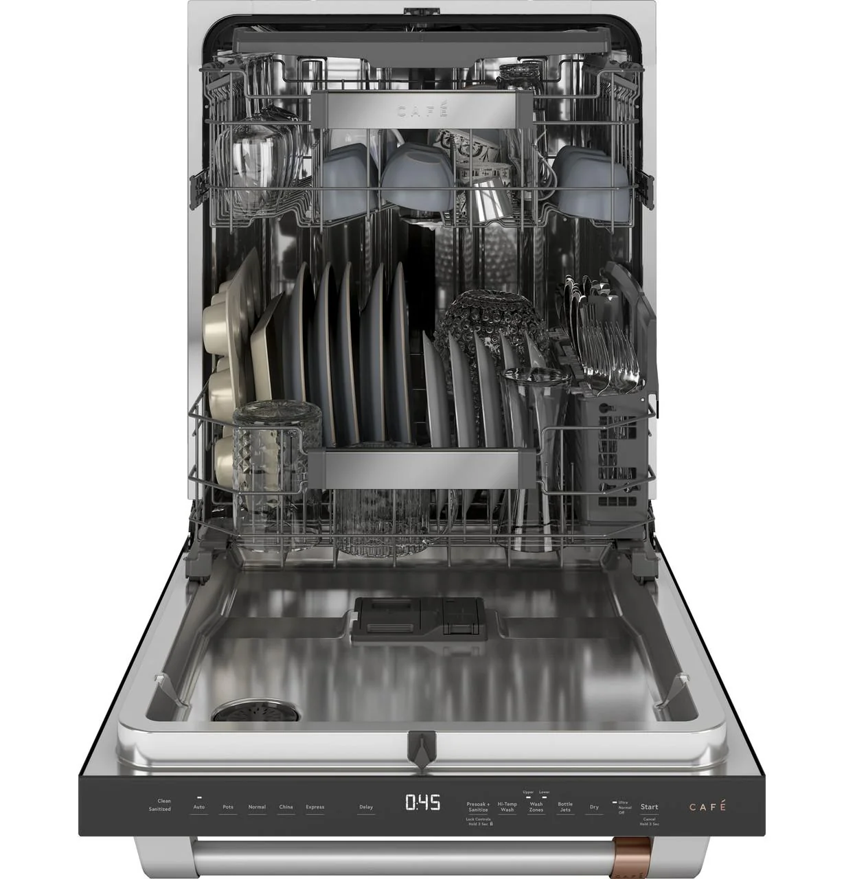 Cafe Caf(eback)™ ENERGY STAR® Stainless Steel Interior Dishwasher with Sanitize and Ultra Wash - Image 4