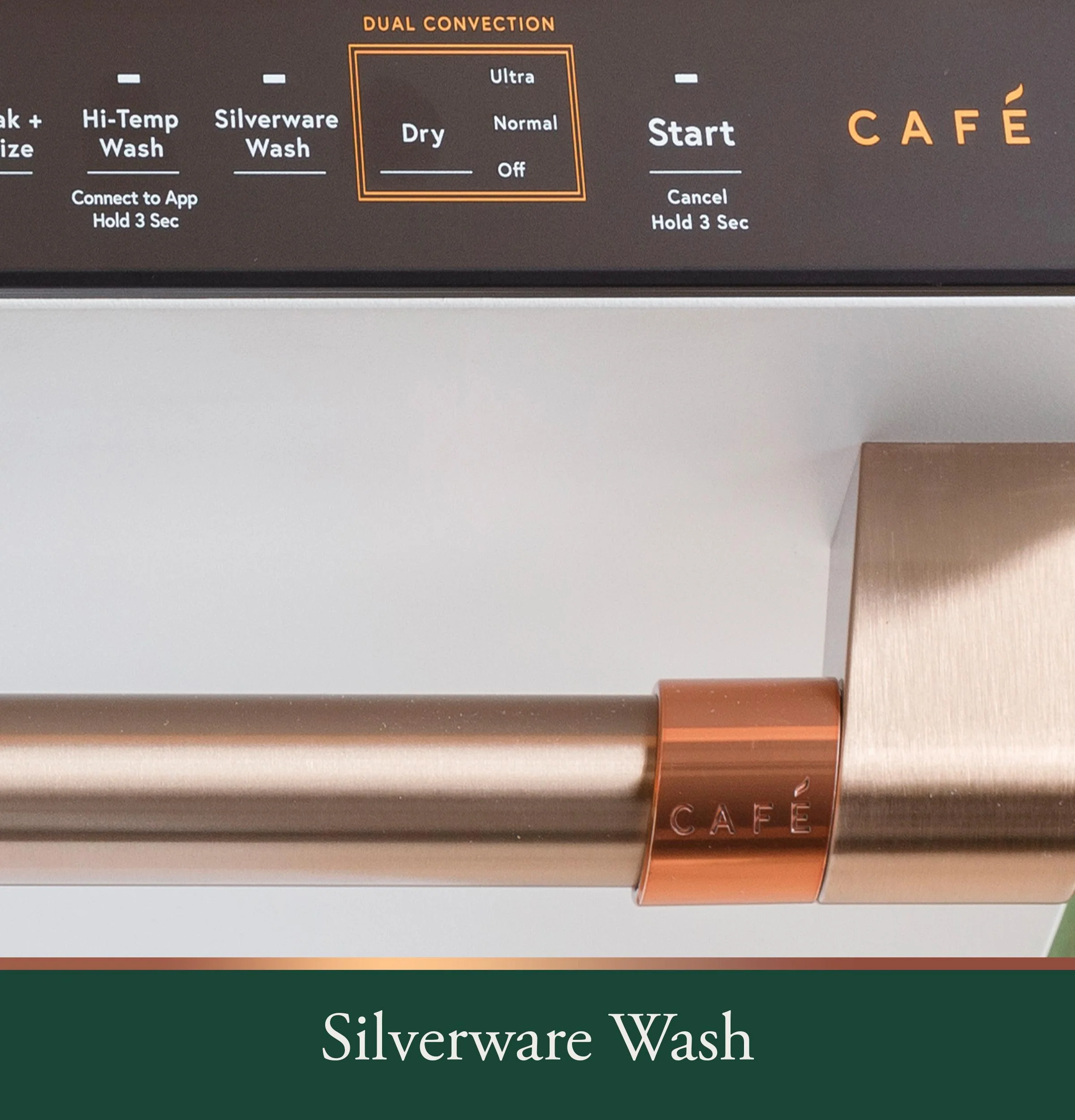 Cafe CDT858P3VD1 CAF(EBACK)™ CustomFit ENERGY STAR Stainless Interior Smart Dishwasher with Ultra Wash Top Rack and Dual Convection Ultra Dry, 44 dBA - Image 19
