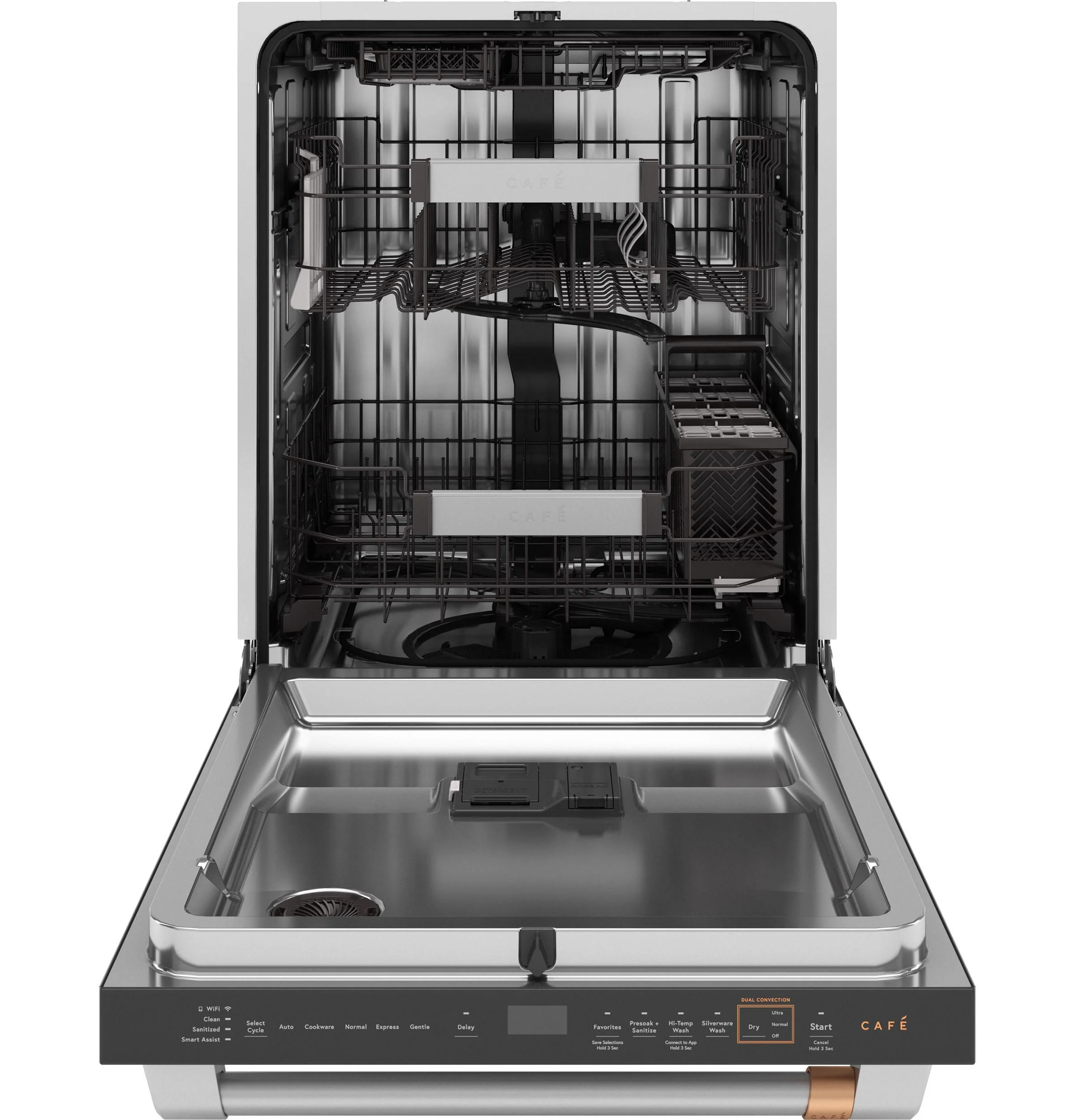 Cafe CDT858P3VD1 CAF(EBACK)™ CustomFit ENERGY STAR Stainless Interior Smart Dishwasher with Ultra Wash Top Rack and Dual Convection Ultra Dry, 44 dBA - Image 3