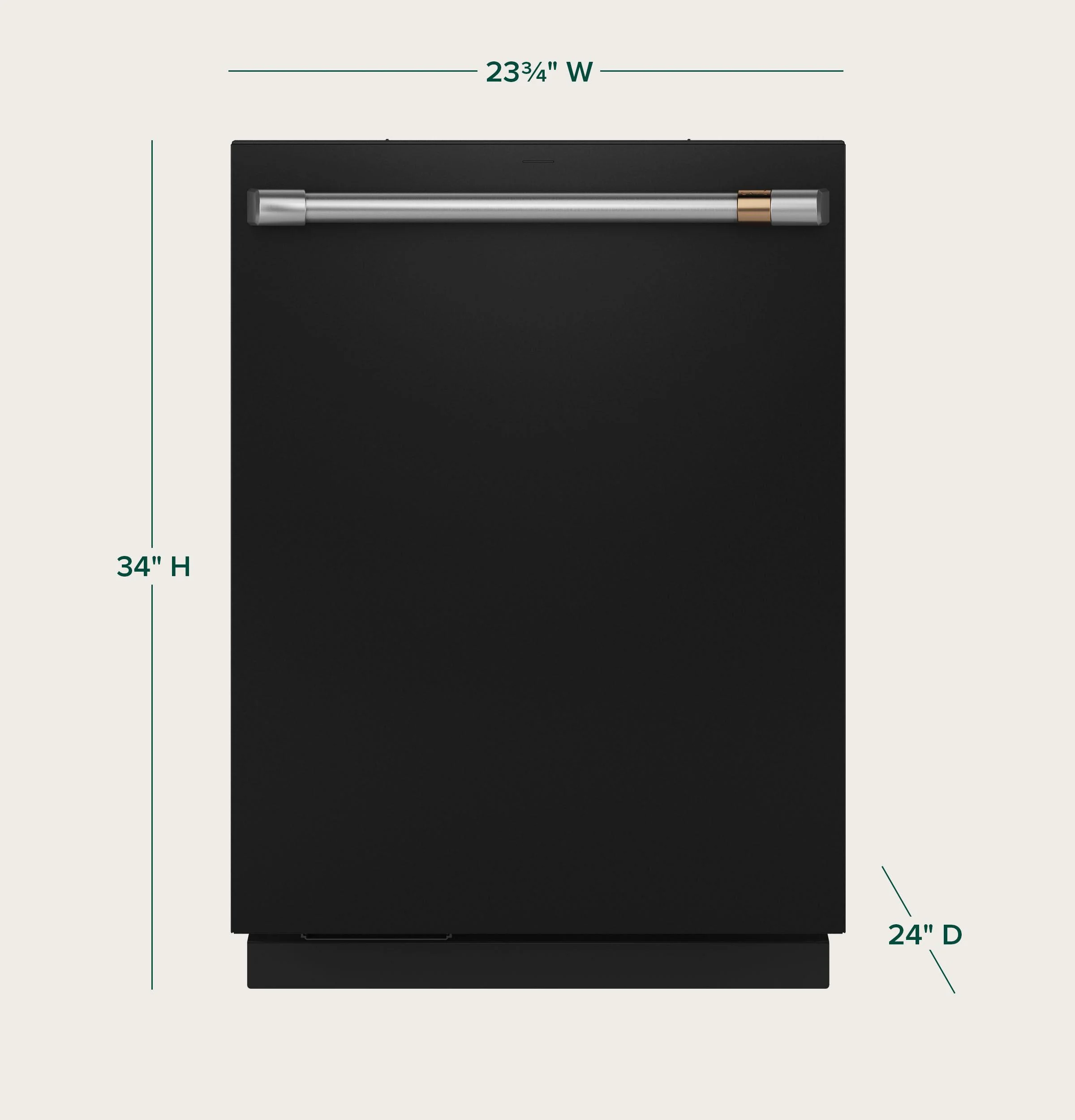 Cafe CDT858P3VD1 CAF(EBACK)™ CustomFit ENERGY STAR Stainless Interior Smart Dishwasher with Ultra Wash Top Rack and Dual Convection Ultra Dry, 44 dBA - Image 6