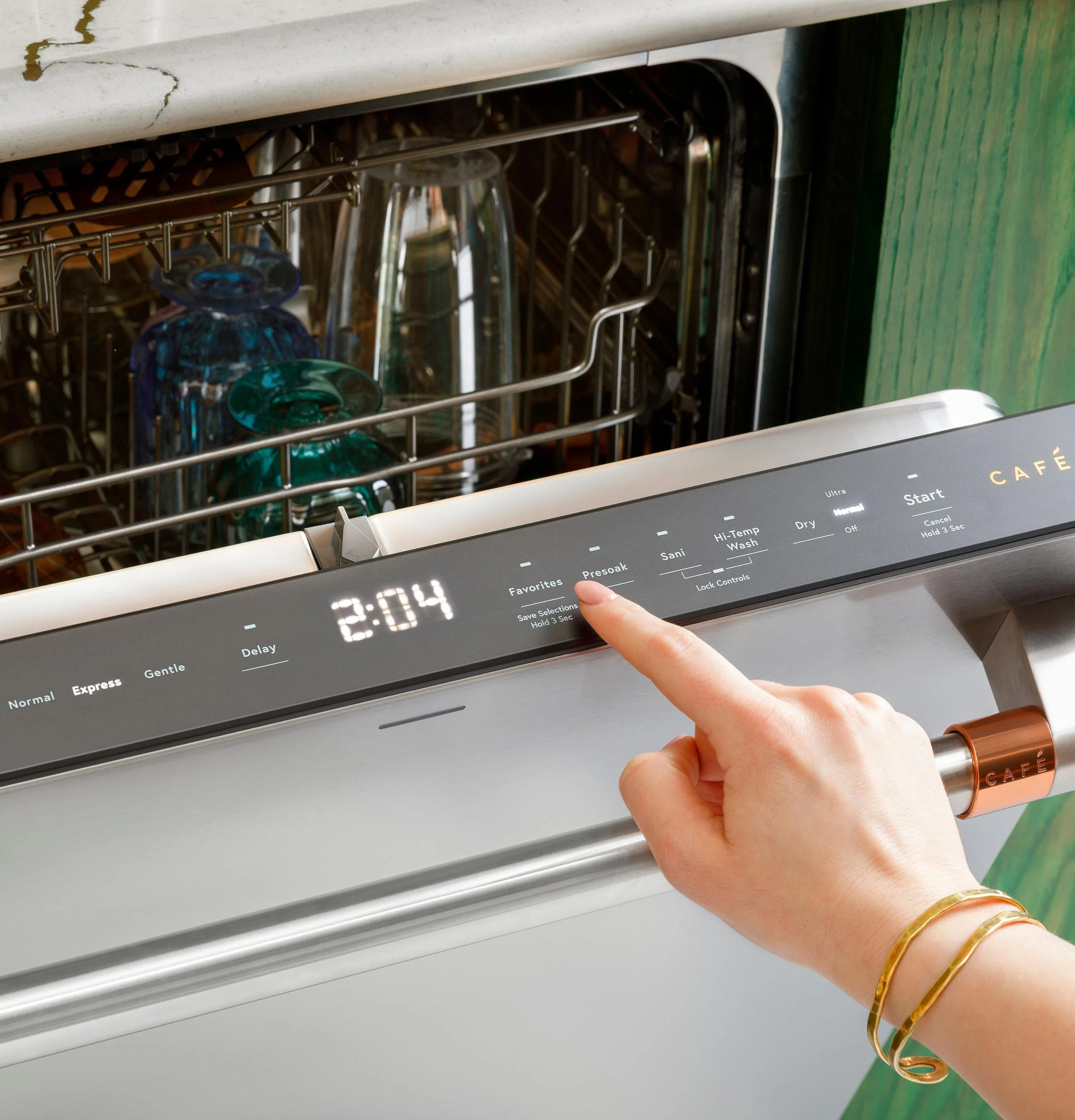 Cafe CDT858P3VD1 CAF(EBACK)™ CustomFit ENERGY STAR Stainless Interior Smart Dishwasher with Ultra Wash Top Rack and Dual Convection Ultra Dry, 44 dBA - Image 7