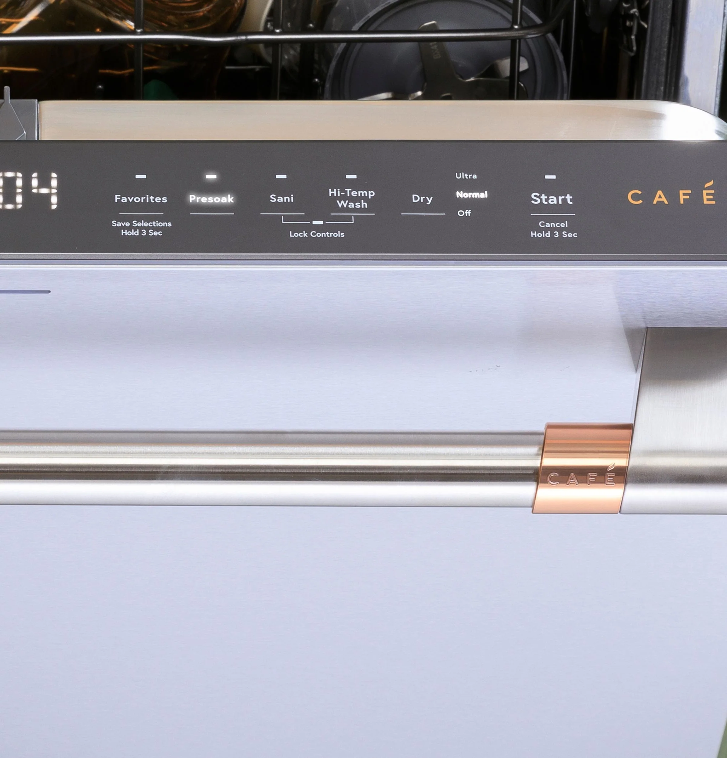 Cafe CDT888P2VS1 CAF(EBACK)™ CustomFit ENERGY STAR Stainless Interior Smart Dishwasher with Ultra Wash Top Rack and Dual Convection Ultra Dry, LED Lights, 39 dBA - Image 14