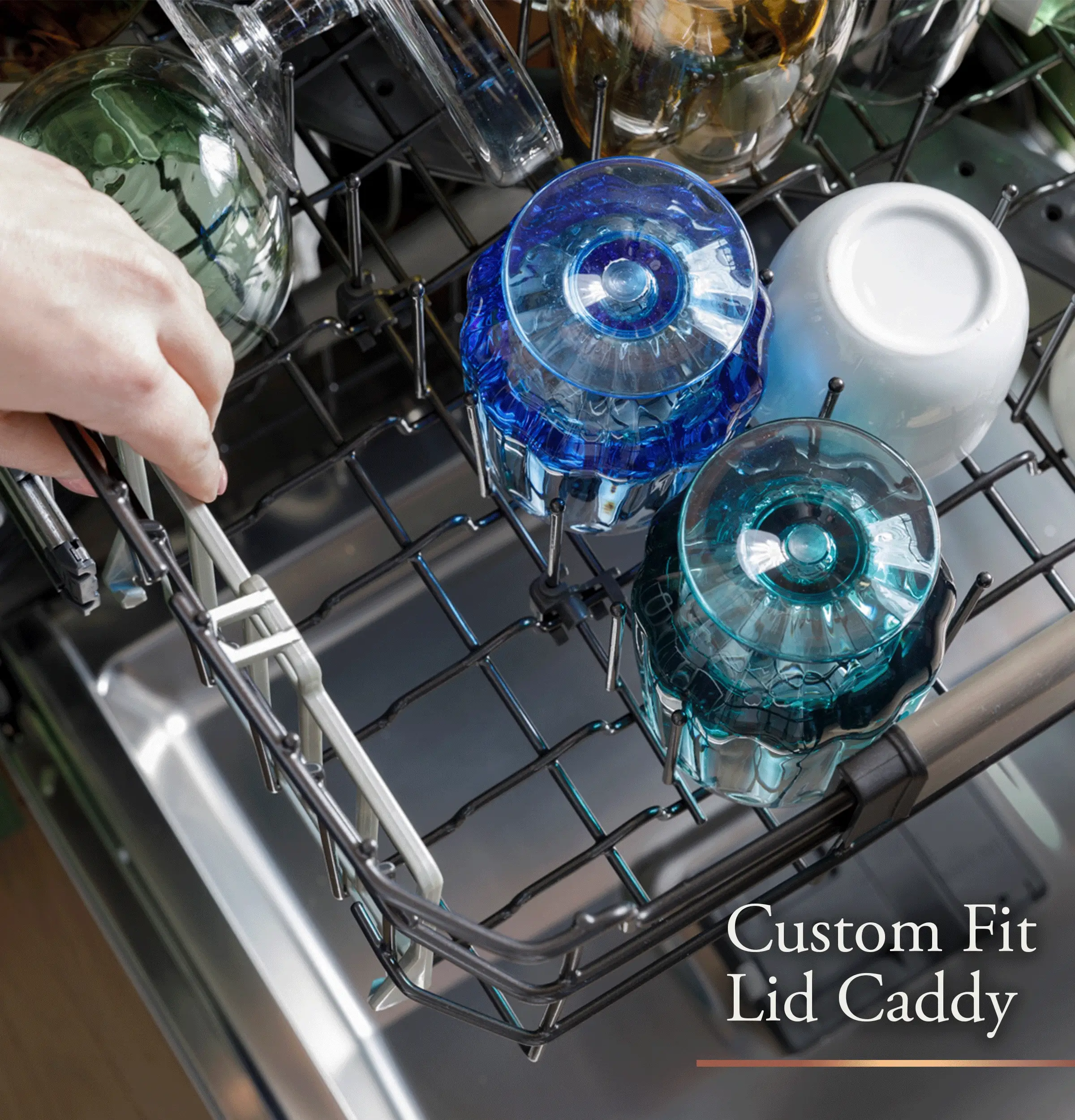 Cafe CDT888P4VW2 CAF(EBACK)™ CustomFit ENERGY STAR Stainless Interior Smart Dishwasher with Ultra Wash Top Rack and Dual Convection Ultra Dry, LED Lights, 39 dBA - Image 6