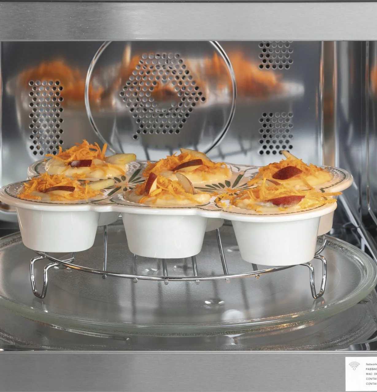 Caf(eback)™ 1.5 Cu. Ft. Smart Countertop Convection/Microwave Oven in Platinum Glass - Image 6