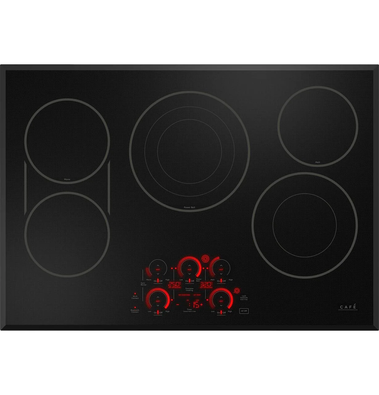 Cafe CEP90301TBB CAF(EBACK)™ 30" Touch-Control Electric Cooktop - Image 2