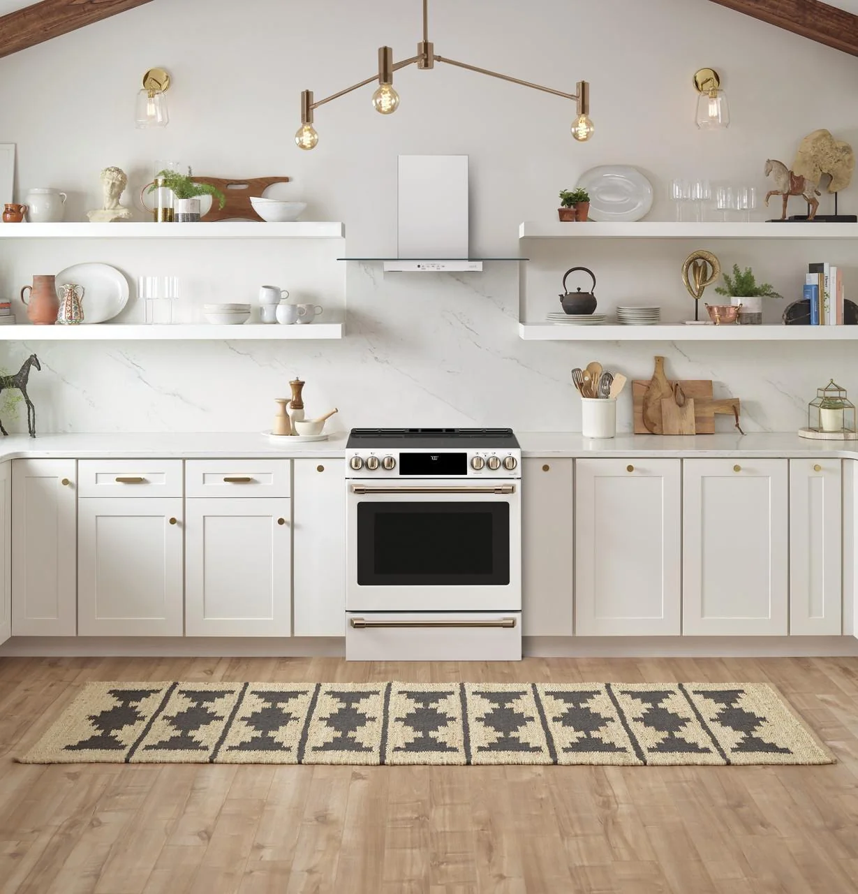Cafe CES700P4MW2 CAF(EBACK)™ 30" Smart Slide-In, Front-Control, Radiant and Convection Range - Image 7