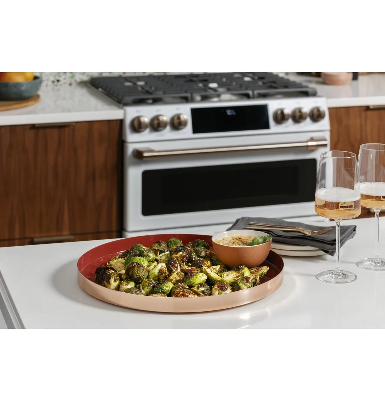 Cafe CES750P2MS1 CAF(EBACK)™ 30" Smart Slide-In, Front-Control, Radiant and Convection Double-Oven Range - Image 14