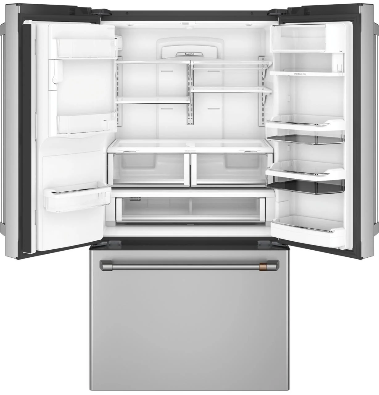Cafe CFE28UP2MS1 Caf(eback)™ ENERGY STAR® 27.7 Cu. Ft. Smart French-Door Refrigerator with Keurig® K-Cup® Brewing System - Image 3