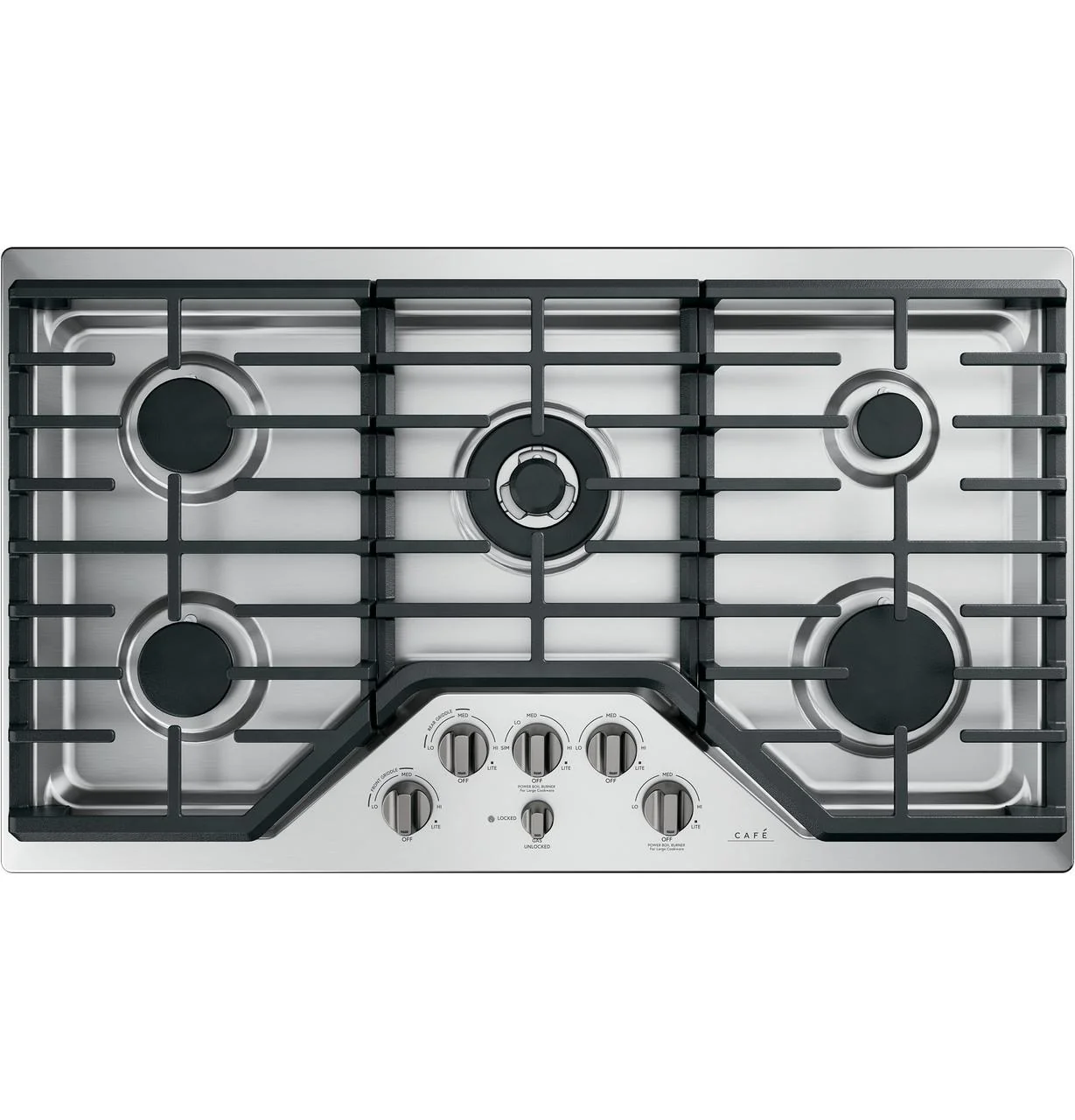 Cafe CGP95362MS1 CAF(EBACK)™ 36" Gas Cooktop - Image 7