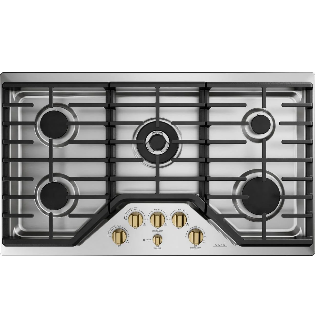 Cafe CGP95362MS1 CAF(EBACK)™ 36" Gas Cooktop - Image 9