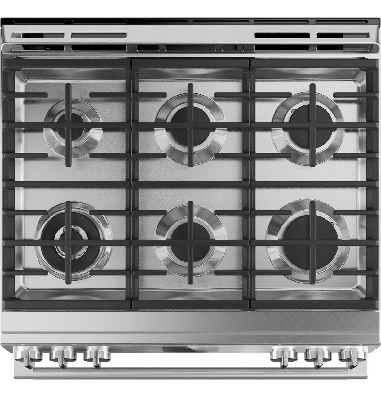 Cafe CGS700M2NS5 CAF(EBACK)™ 30" Smart Slide-In, Front-Control, Gas Range with Convection Oven in Platinum Glass - Image 6