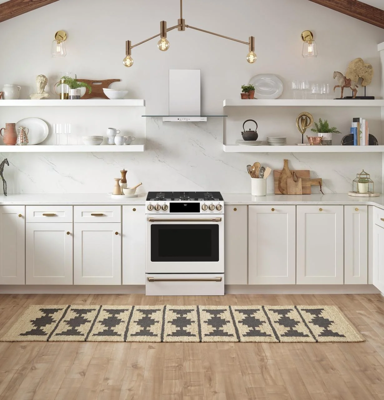 Cafe CGS700P4MW2 CAF(EBACK)™ 30" Smart Slide-In, Front-Control, Gas Range with Convection Oven - Image 8