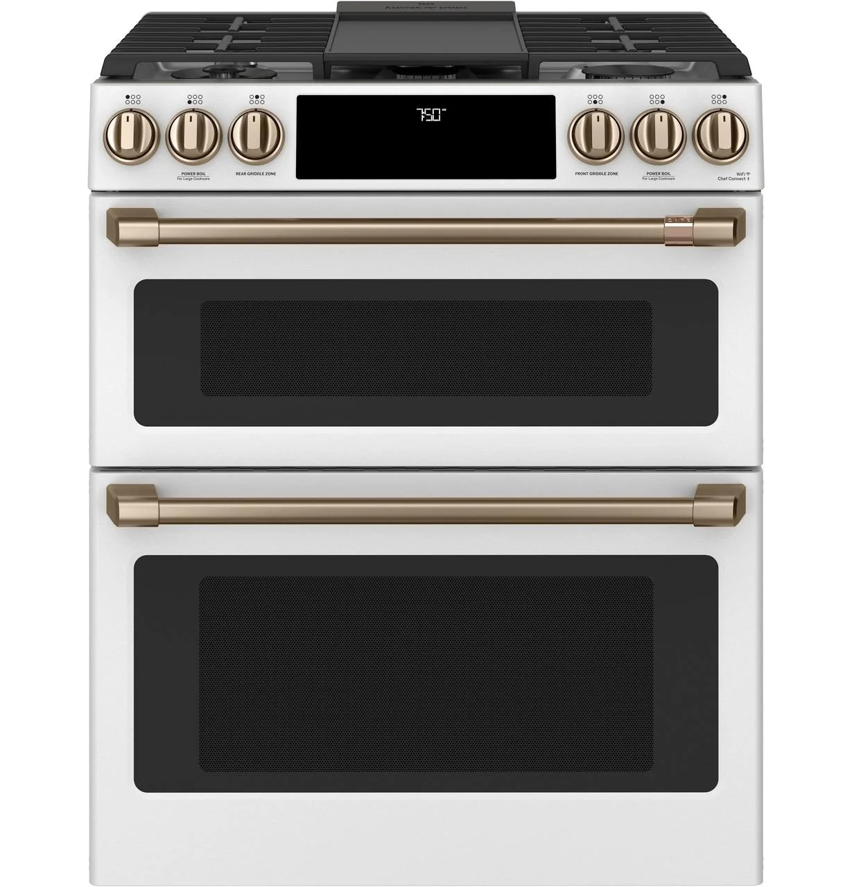 Cafe CGS750P4MW2 CAF(EBACK)™ 30" Smart Slide-In, Front-Control, Gas Double-Oven Range with Convection - Image 12