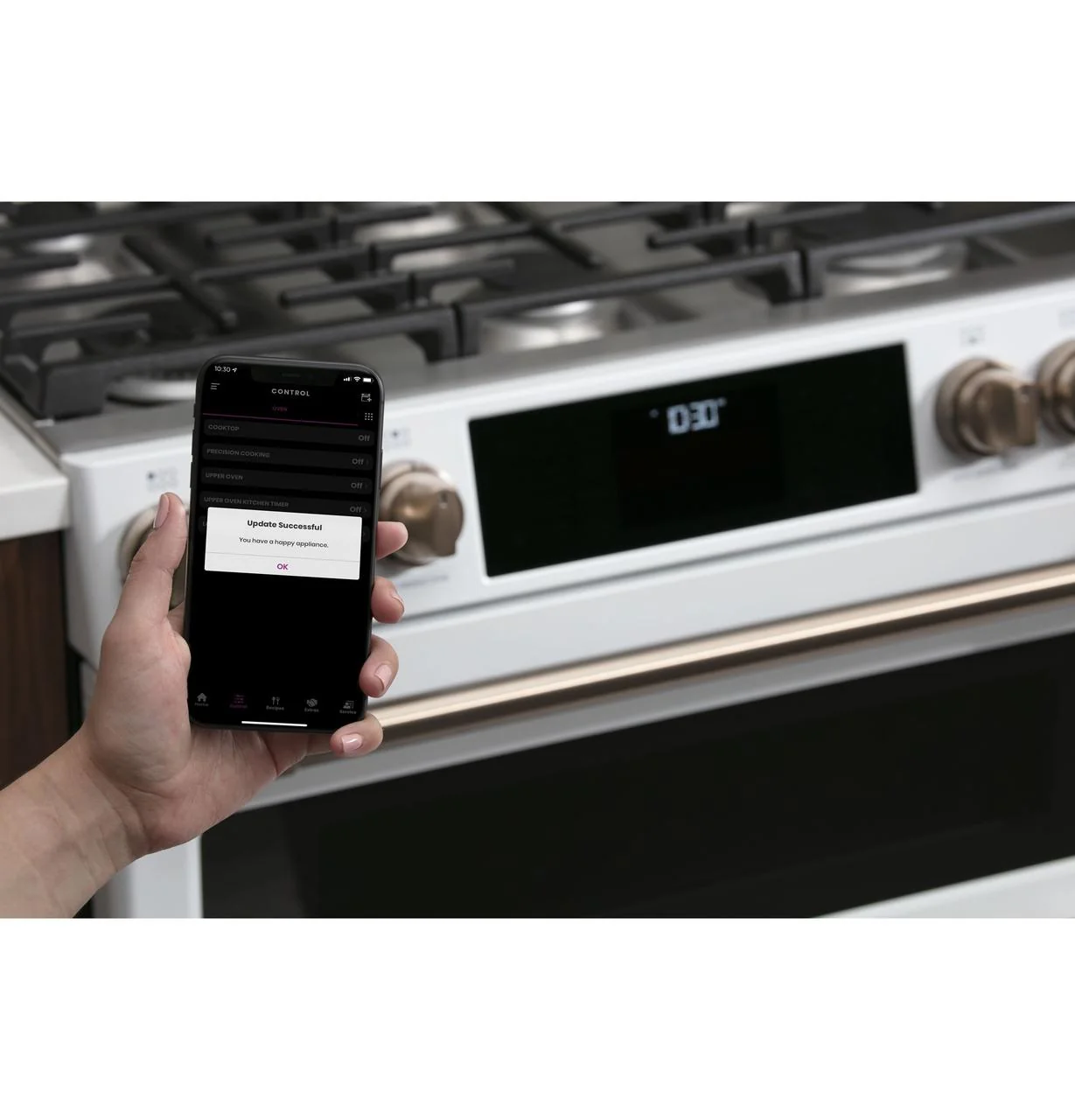 Cafe CGS750P4MW2 CAF(EBACK)™ 30" Smart Slide-In, Front-Control, Gas Double-Oven Range with Convection - Image 31