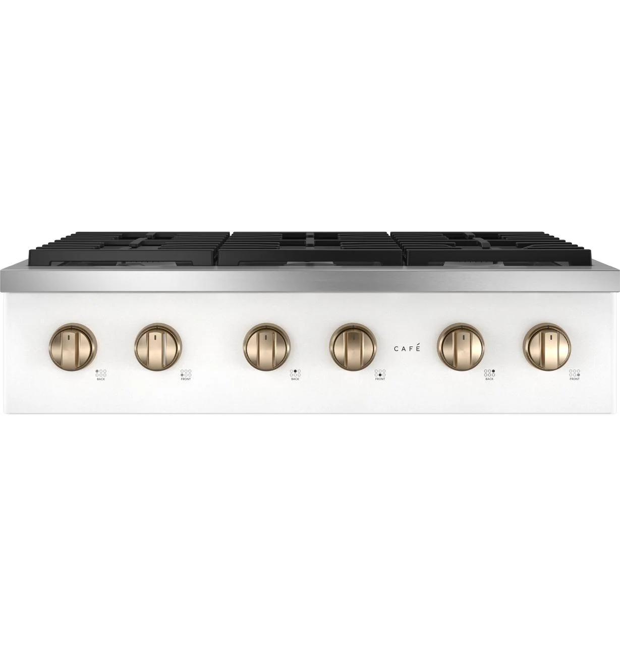 Cafe CGU366P4TW2 CAF(EBACK)™ 36" Commercial-Style Gas Rangetop with 6 Burners (Natural Gas)