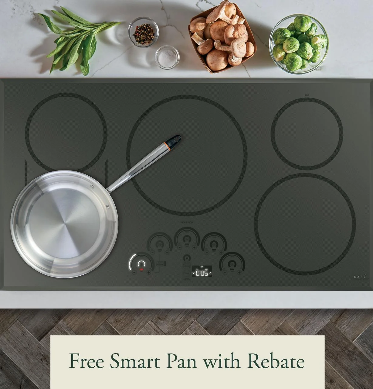 Caf(eback)™ 36" Smart Touch-Control Induction Cooktop - Image 45