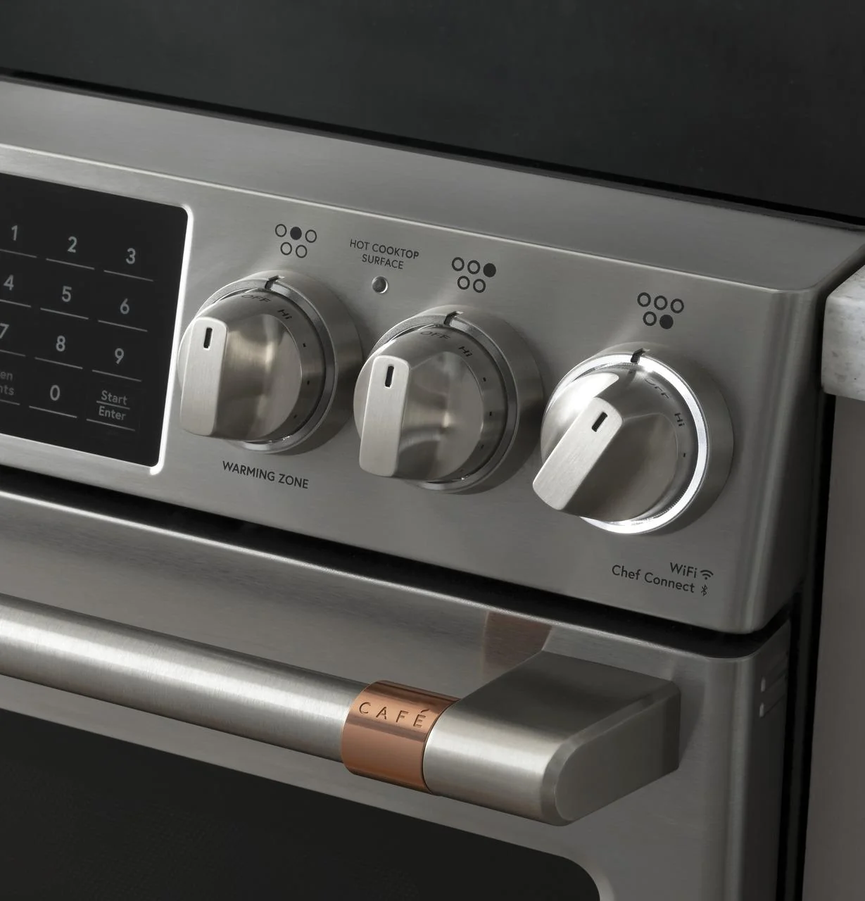 Cafe CHS900P2MS1 CAF(EBACK)™ 30" Smart Slide-In, Front-Control, Induction and Convection Range with Warming Drawer - Image 9