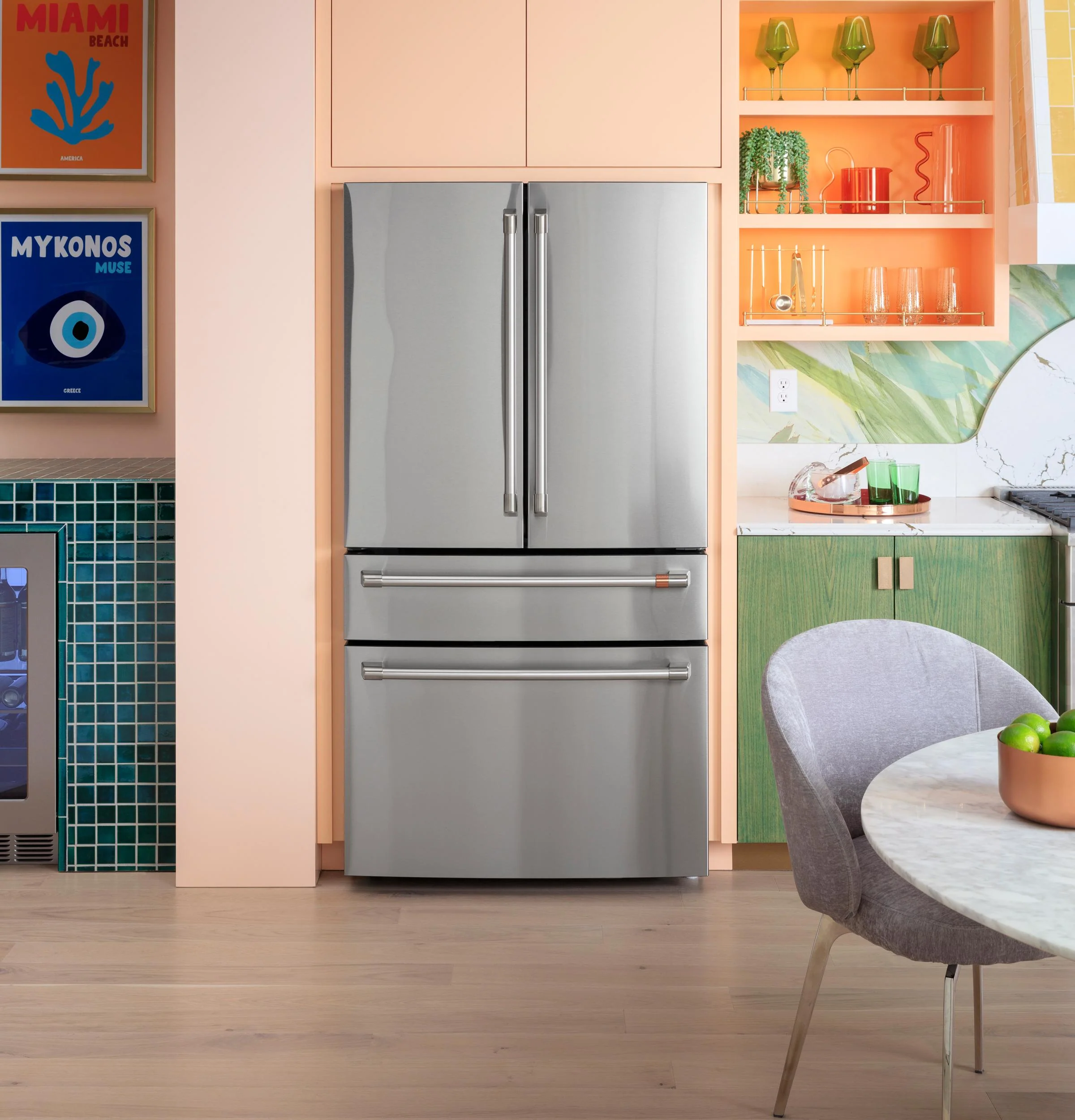 Cafe CJE23DP3WD1 CAF(EBACK)™ ENERGY STAR® 23.2 Cu. Ft. Smart Counter-Depth 4-Door French-Door Refrigerator With Dual-Dispense AutoFill Pitcher - Image 24