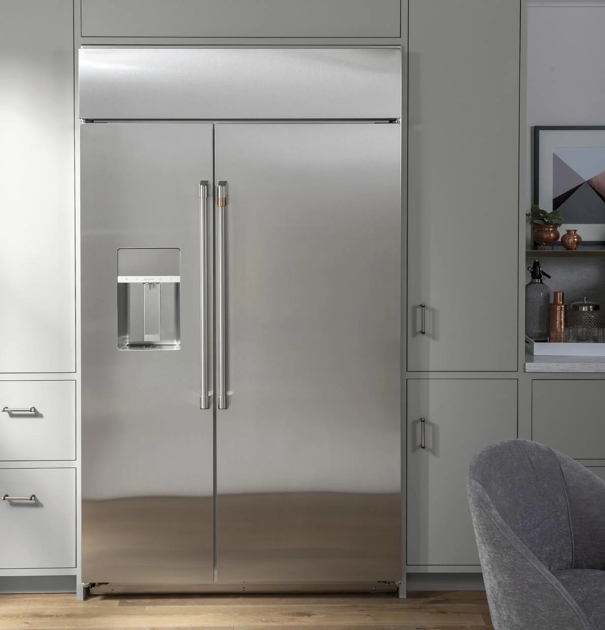 Caf(eback)™ 48" Smart Built-In Side-by-Side Refrigerator with Dispenser - Image 7