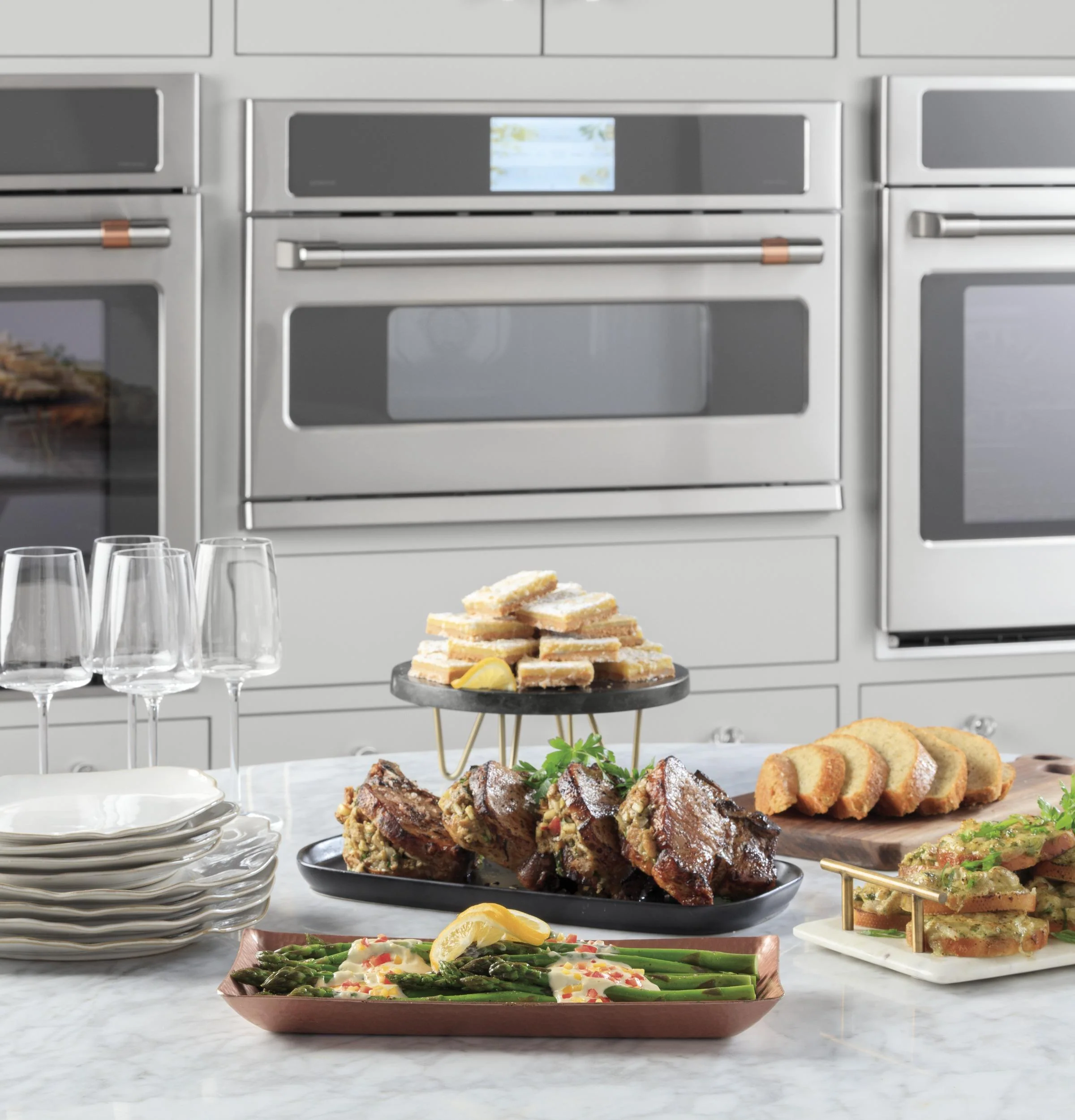 Cafe CSB913P2VS1 CAF(EBACK)™ 30" Custom Speed Cook Oven with 120V Advantium® Technology - Image 2