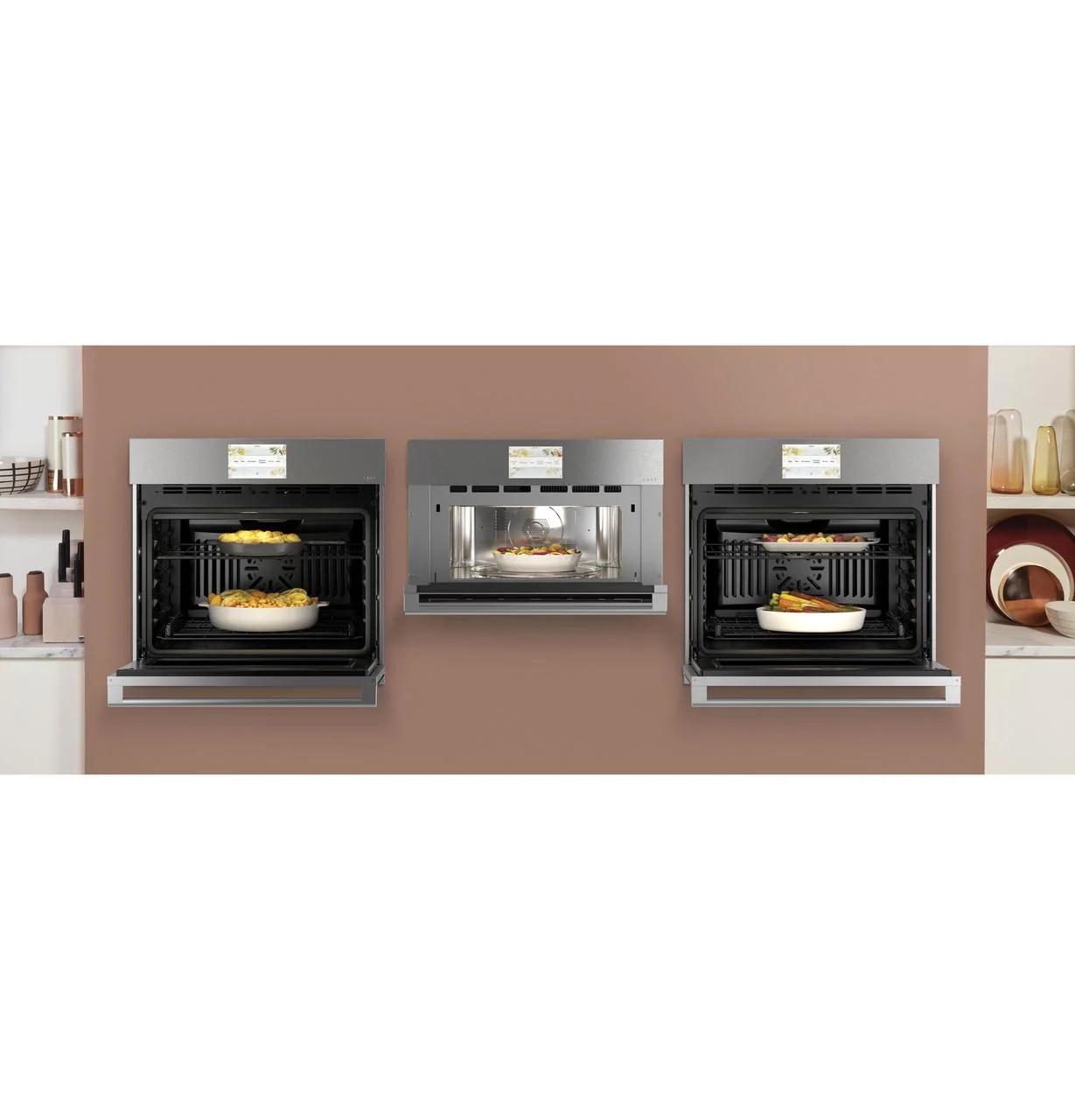 Cafe CTS70DM2NS5 CAF(EBACK)™ 30" Smart Single Wall Oven with Convection in Platinum Glass - Image 14