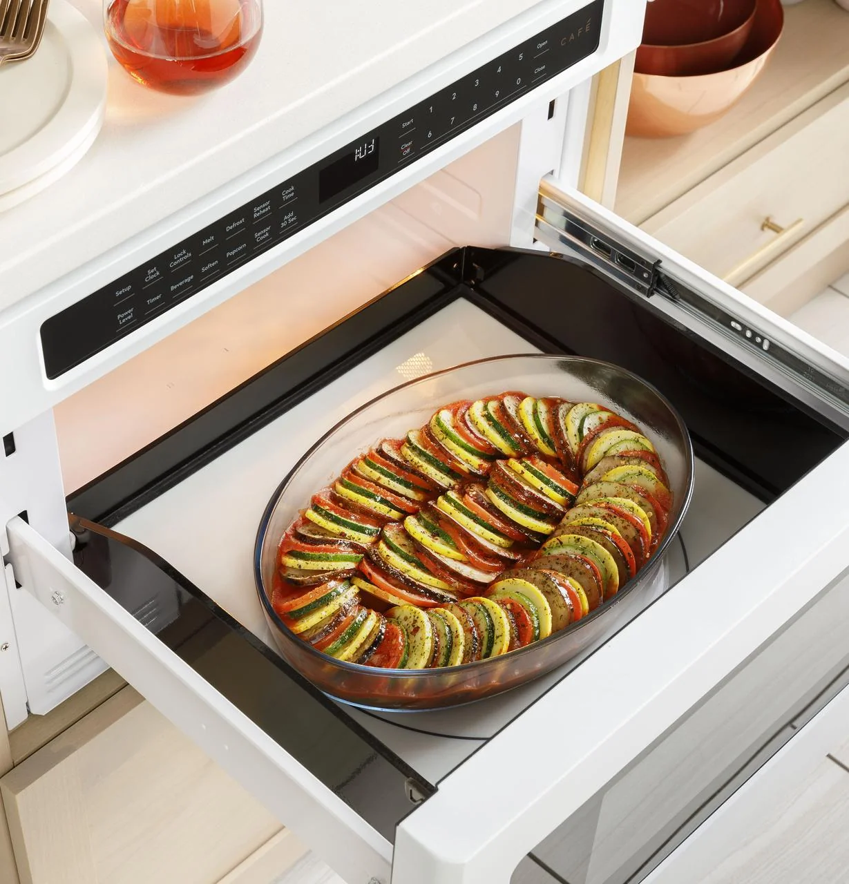 Cafe CWL112P2RS1 CAF(EBACK)™ Built-In Microwave Drawer Oven - Image 8