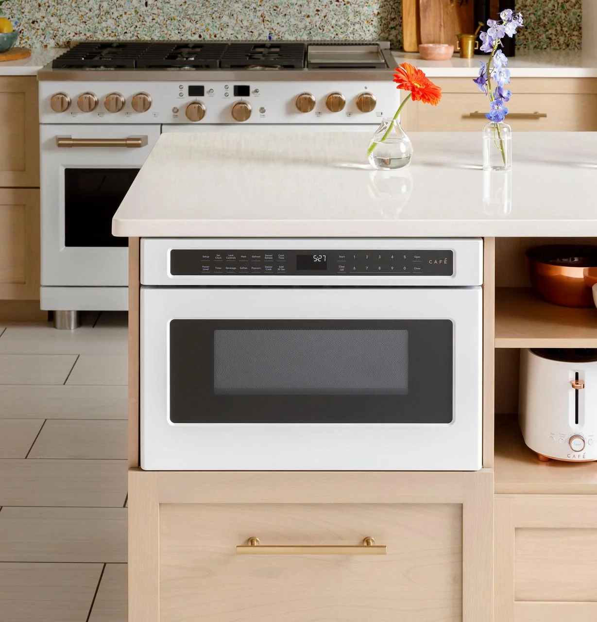 Cafe CWL112P3RD5 CAF(EBACK)™ Built-In Microwave Drawer Oven - Image 10