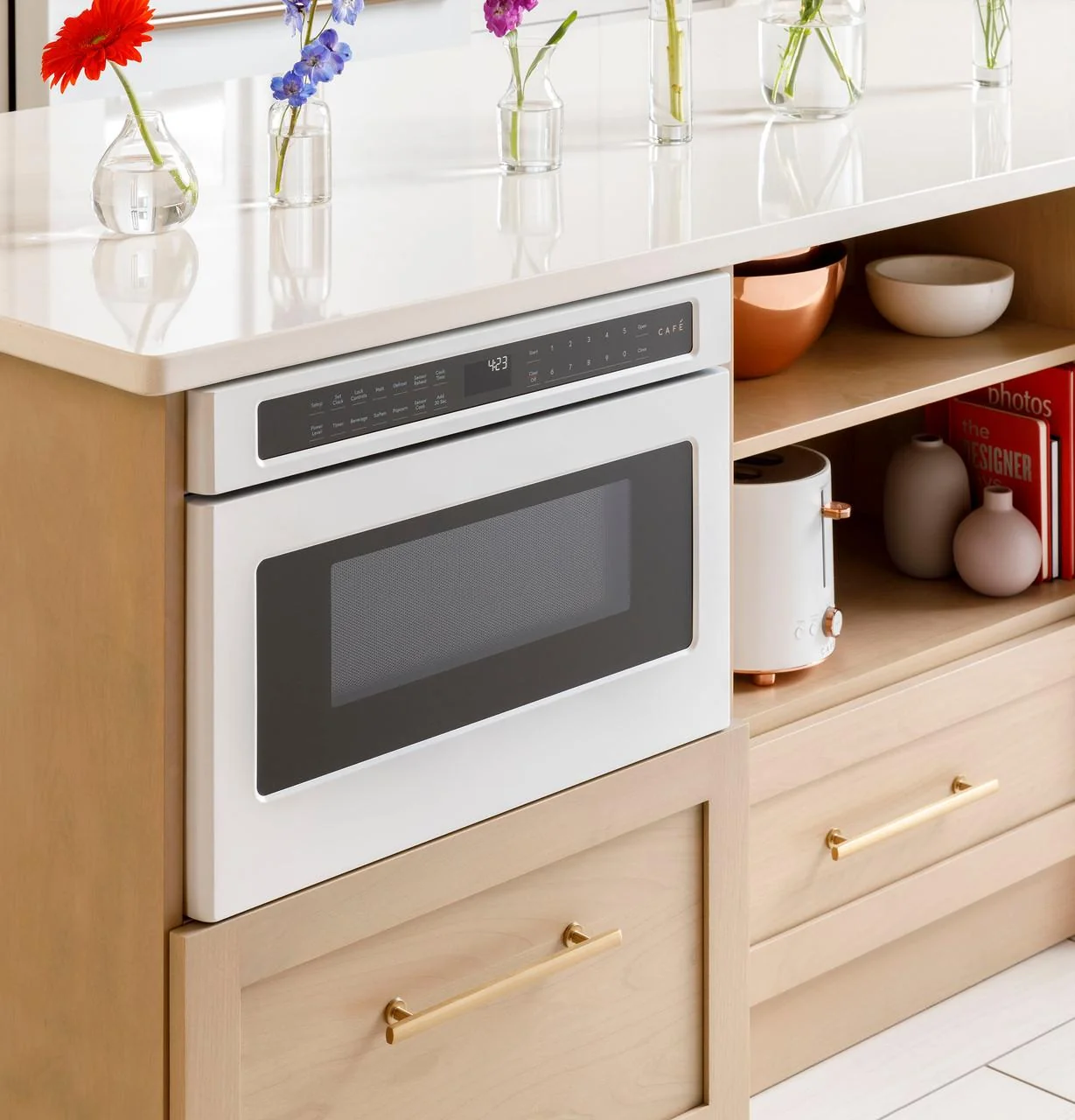 Cafe CWL112P3RD5 CAF(EBACK)™ Built-In Microwave Drawer Oven - Image 11
