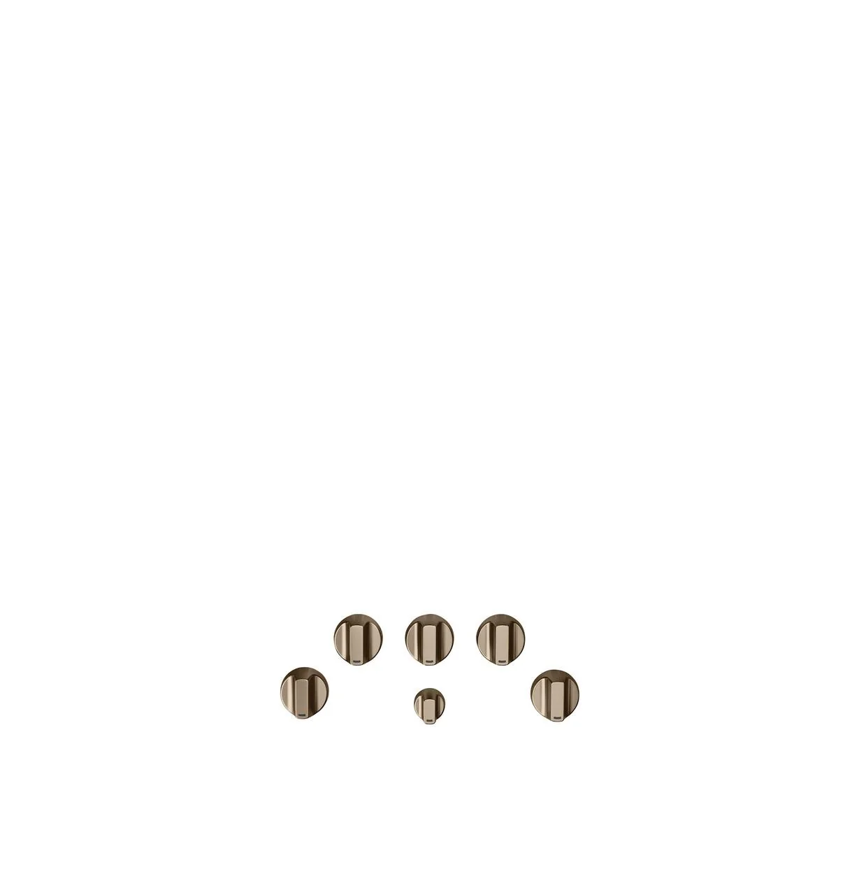 Cafe CXCG1K0PMBZ CAF(EBACK)™ 5 Gas Cooktop Knobs - Brushed Bronze
