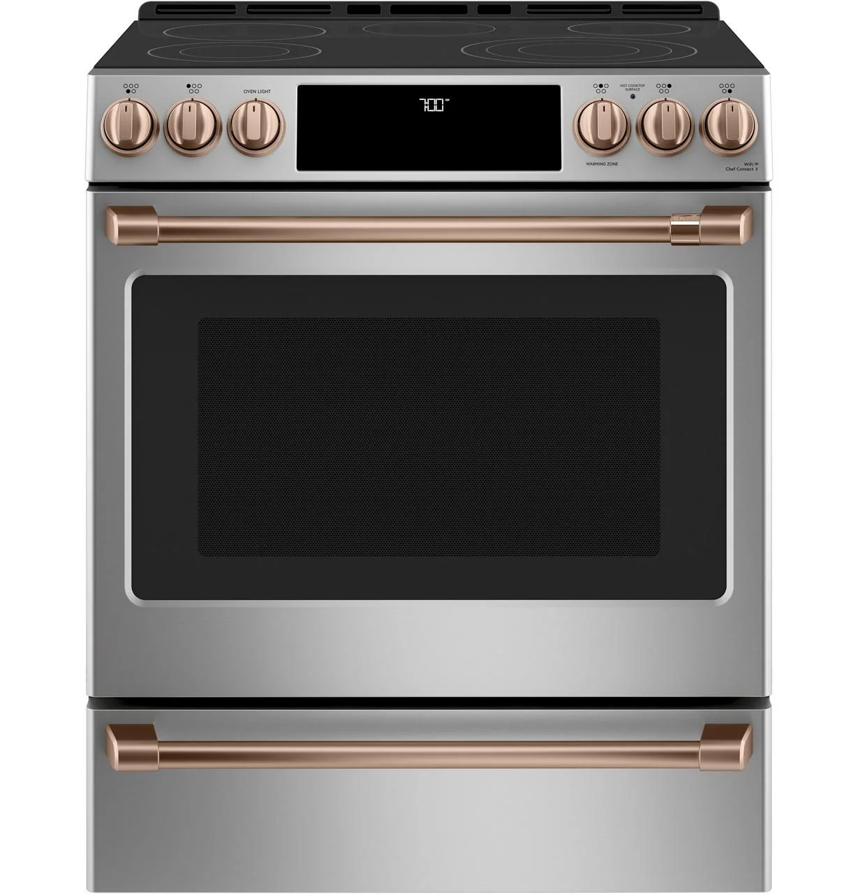 Cafe CXFCEHKPMCU CAF(EBACK)™ Front Control Electric Knobs and Handles - Brushed Copper - Image 5