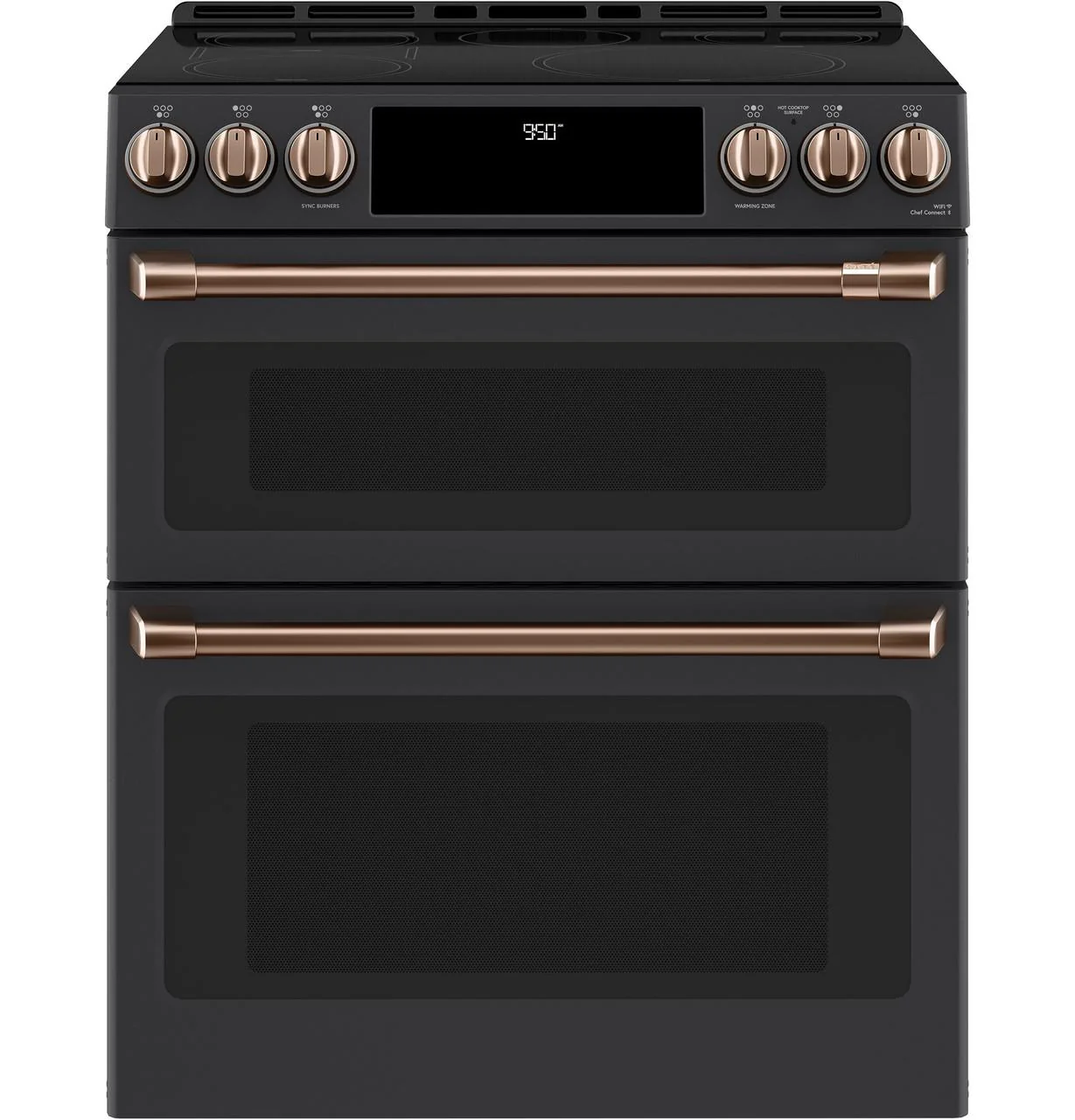 Cafe CXFCHHKPMCU CAF(EBACK)™ Front Control Induction Knobs and Handles - Brushed Copper - Image 2