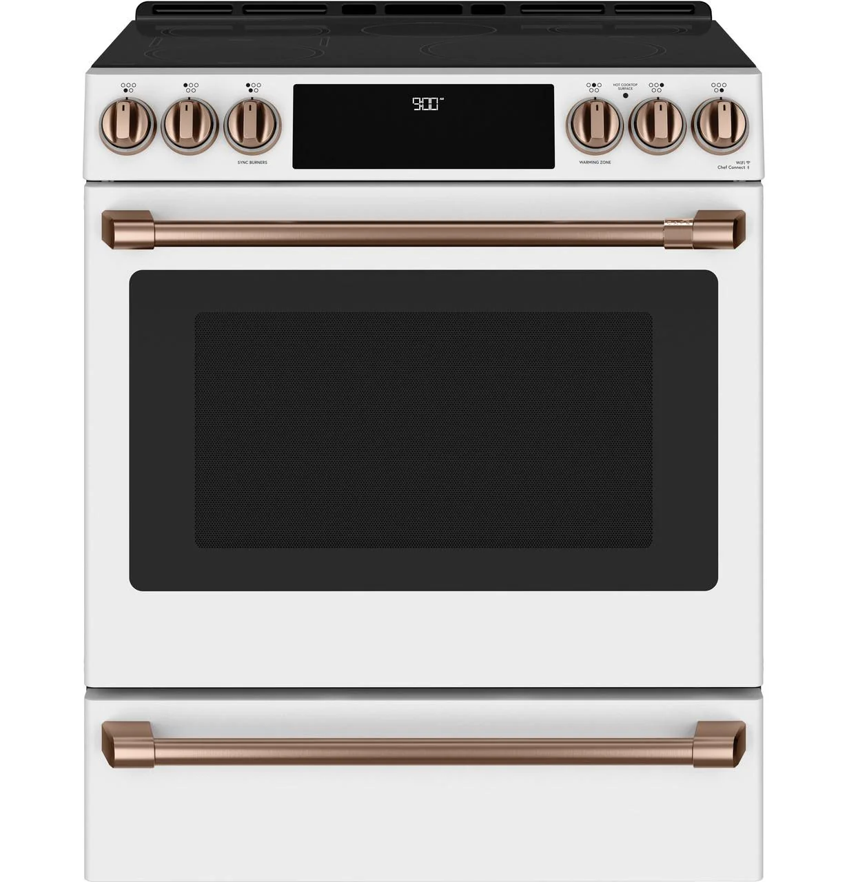 Cafe CXFCHHKPMCU CAF(EBACK)™ Front Control Induction Knobs and Handles - Brushed Copper - Image 7
