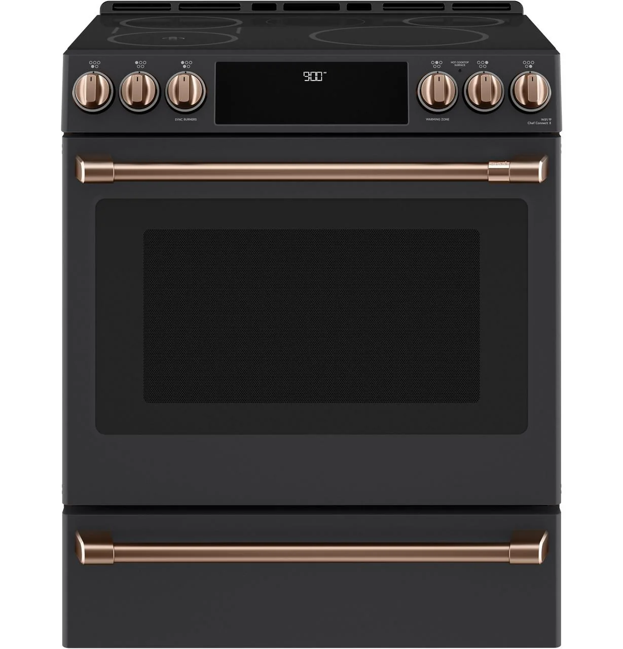 Cafe CXFCHHKPMCU CAF(EBACK)™ Front Control Induction Knobs and Handles - Brushed Copper - Image 9