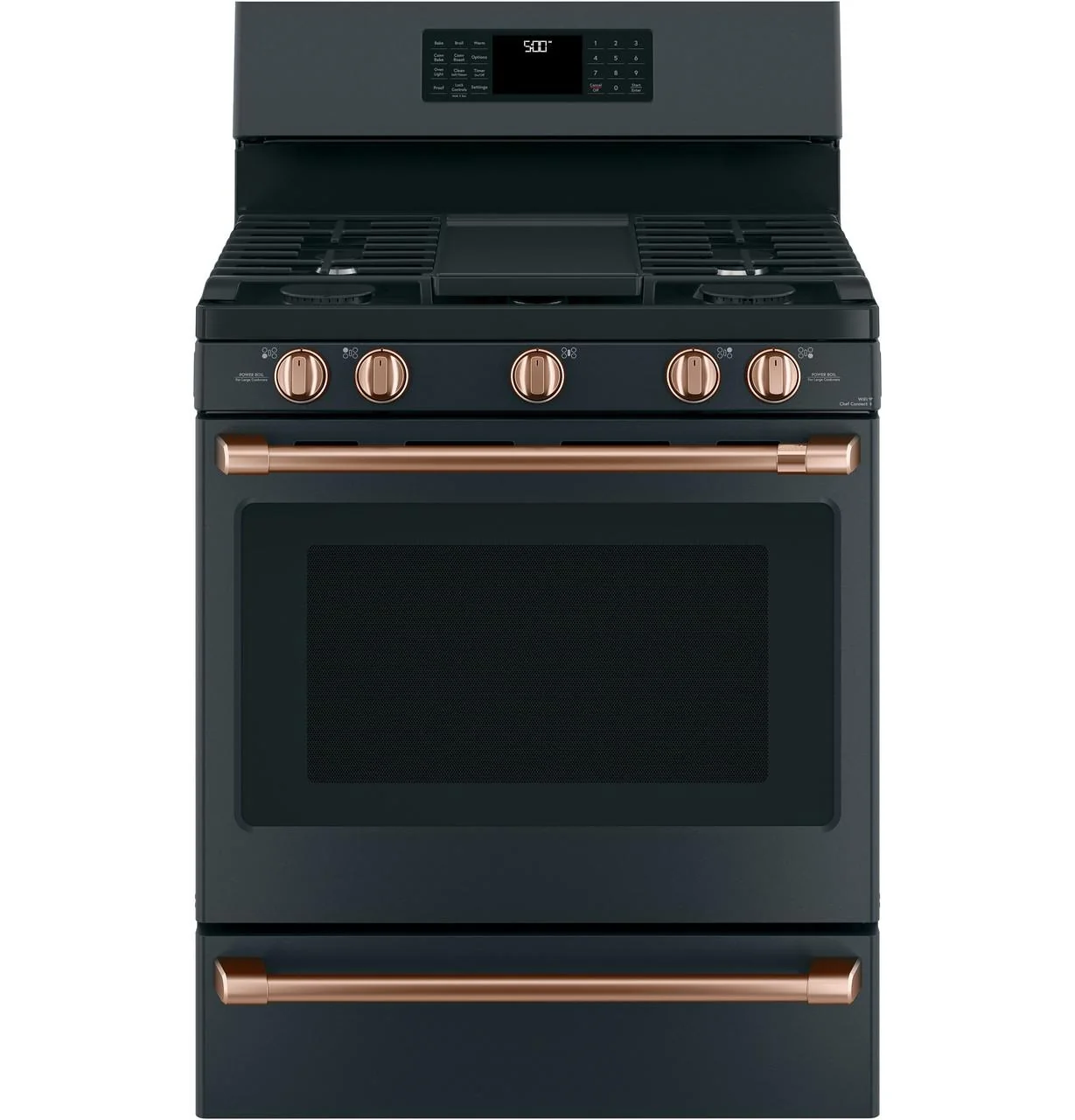 Cafe CXFSGHKPMCU CAF(EBACK)™ Freestanding Gas Knobs and Handles - Brushed Copper - Image 2