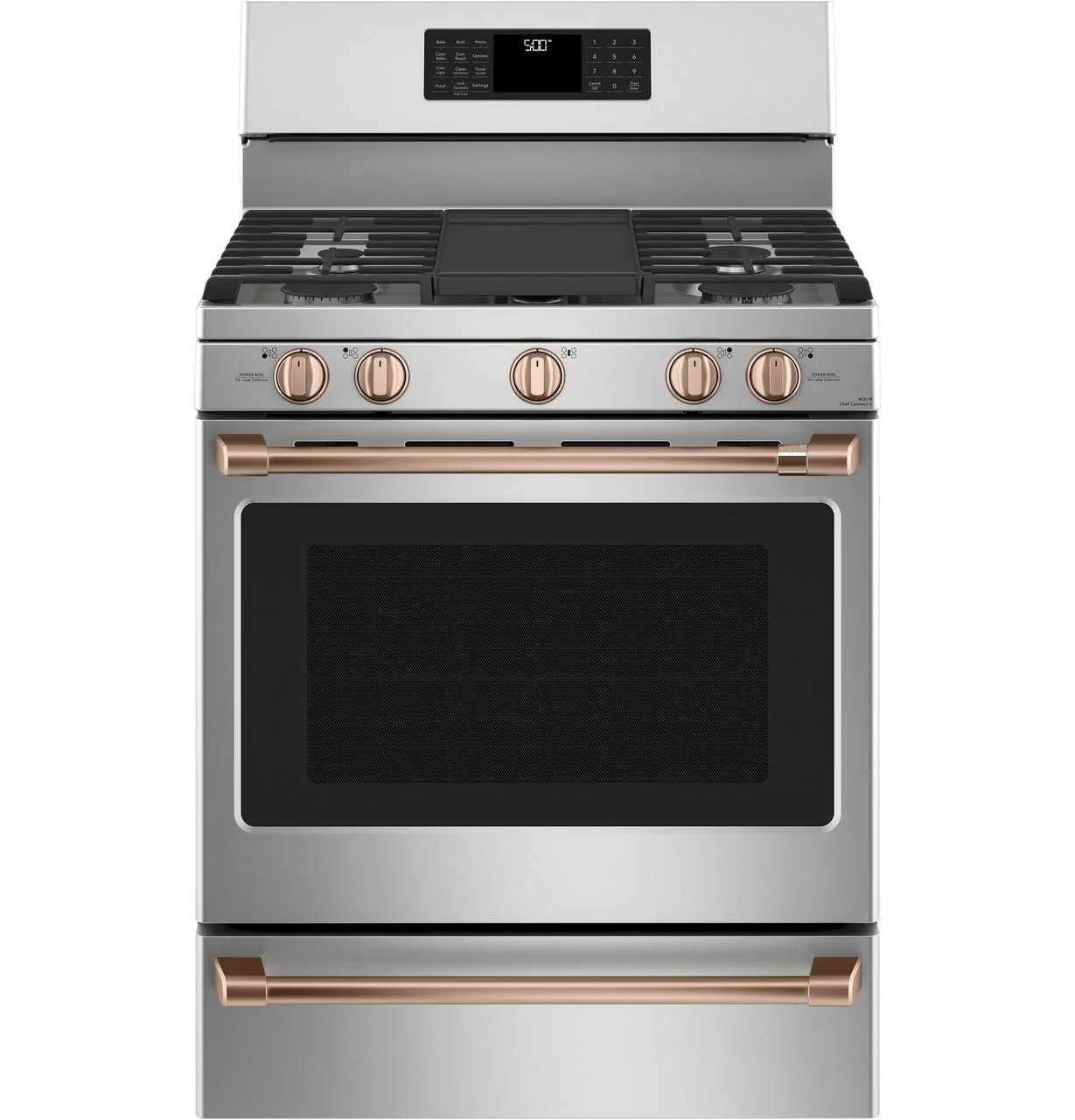 Cafe CXFSGHKPMCU CAF(EBACK)™ Freestanding Gas Knobs and Handles - Brushed Copper - Image 4