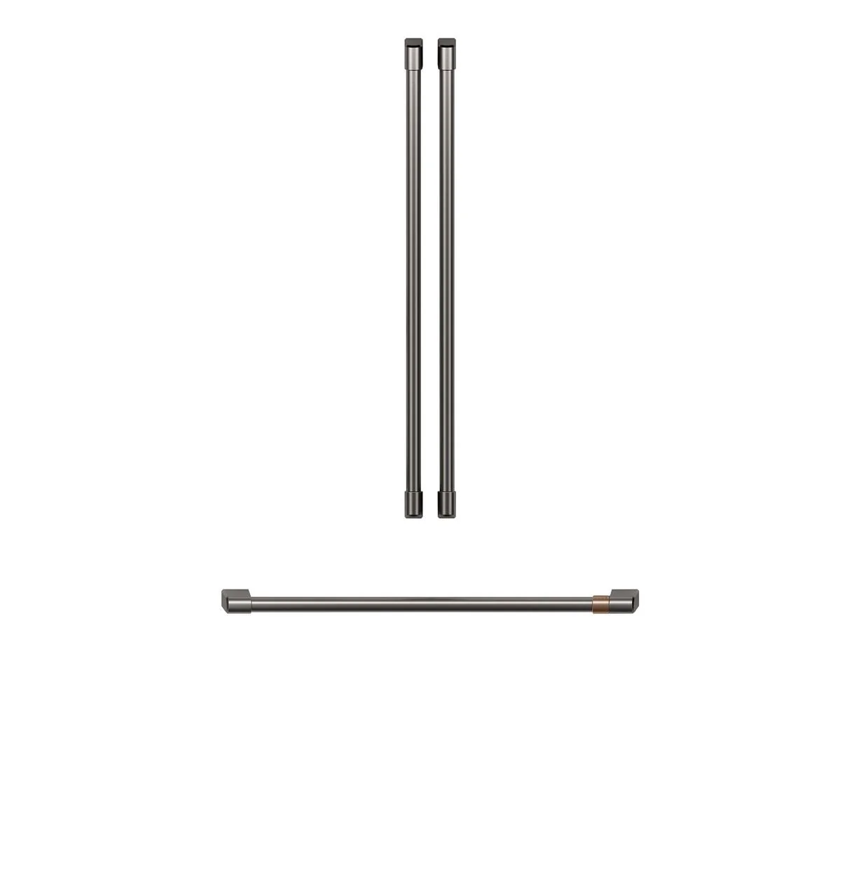 Cafe CXLB3H3PMBT CAF(EBACK)™ Refrigeration Handle Kit - Brushed Black