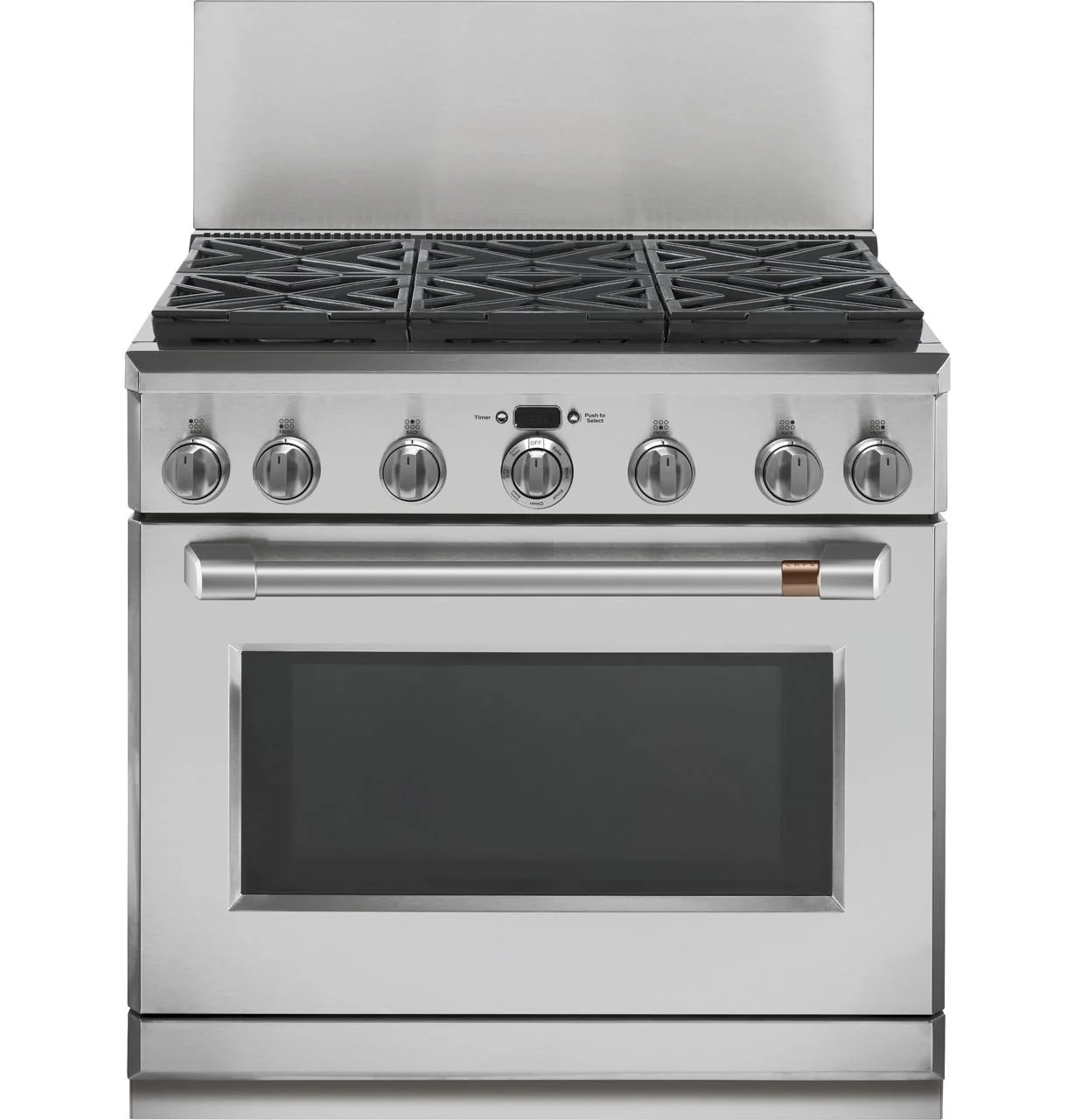 Cafe CXPR6TKPMSS CAF(EBACK)™ Toe Kick Pro Range 36" Brushed Stainless - Image 5