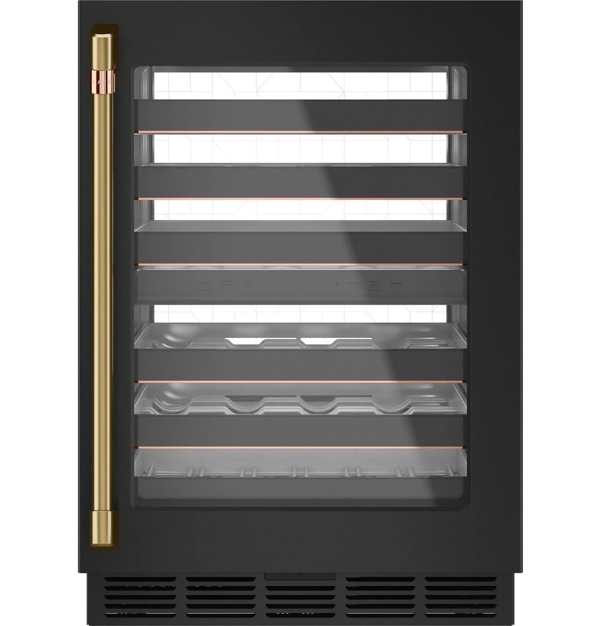 Cafe CXQW1H1PPCG CAF(EBACK)™ Undercounter Handle Kit - Brushed Brass - Image 6