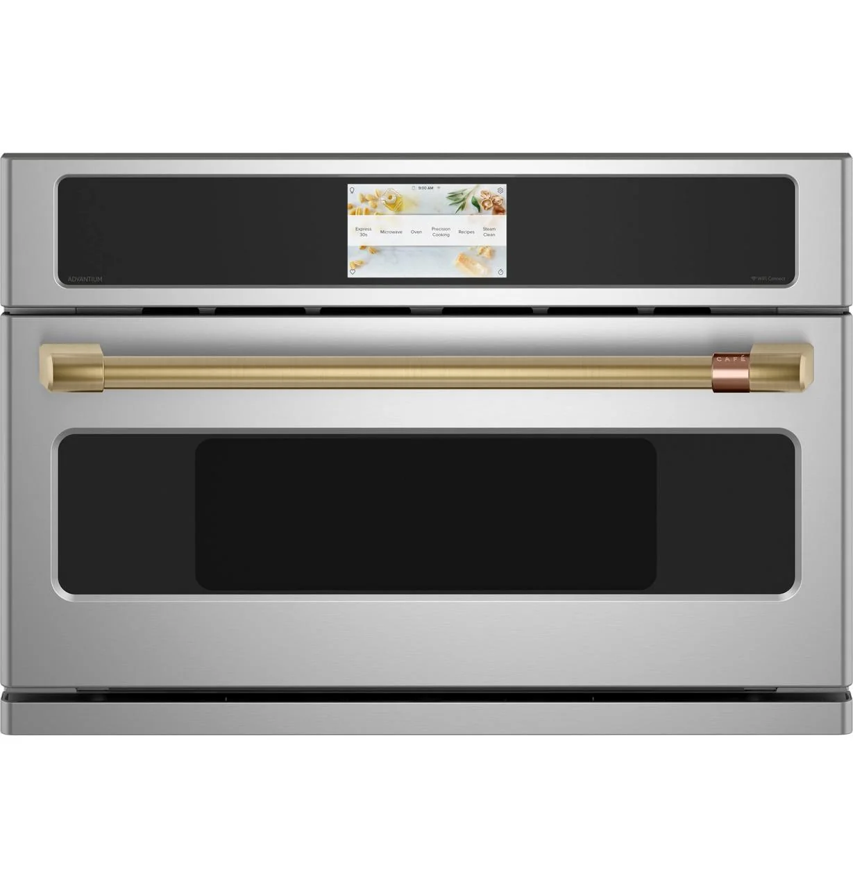 Cafe CXWS0H0PMCG CAF(EBACK)™ Handle Kit - Wall Oven Brushed Brass - Image 2