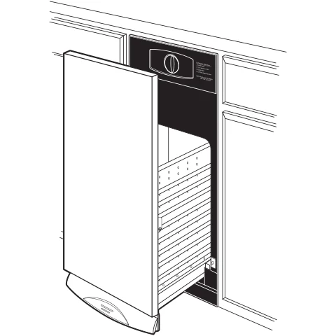 Cafe UCG1500NWW Universal 15" Built-In Compactor - Image 4
