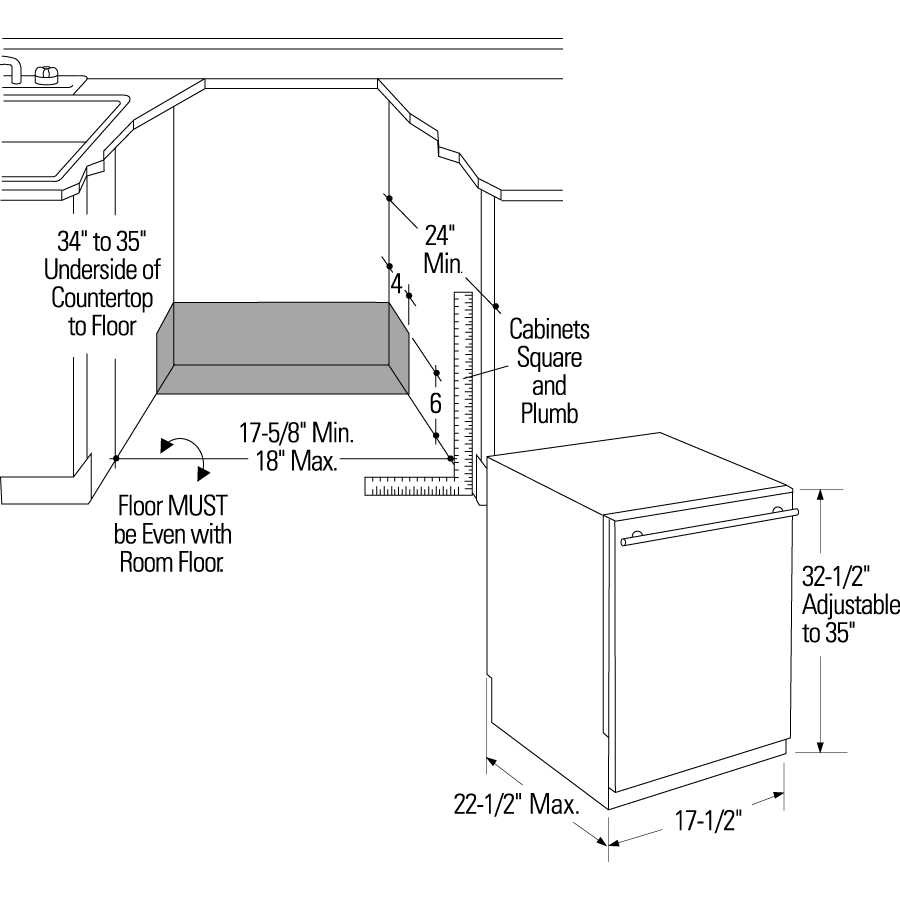 Cafe UDT165SIVII 18" Panel-Ready Dishwasher - Image 7