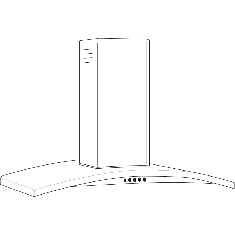 Cafe UVW7301SWSS 30" Wall-Mount Chimney Hood - Image 4