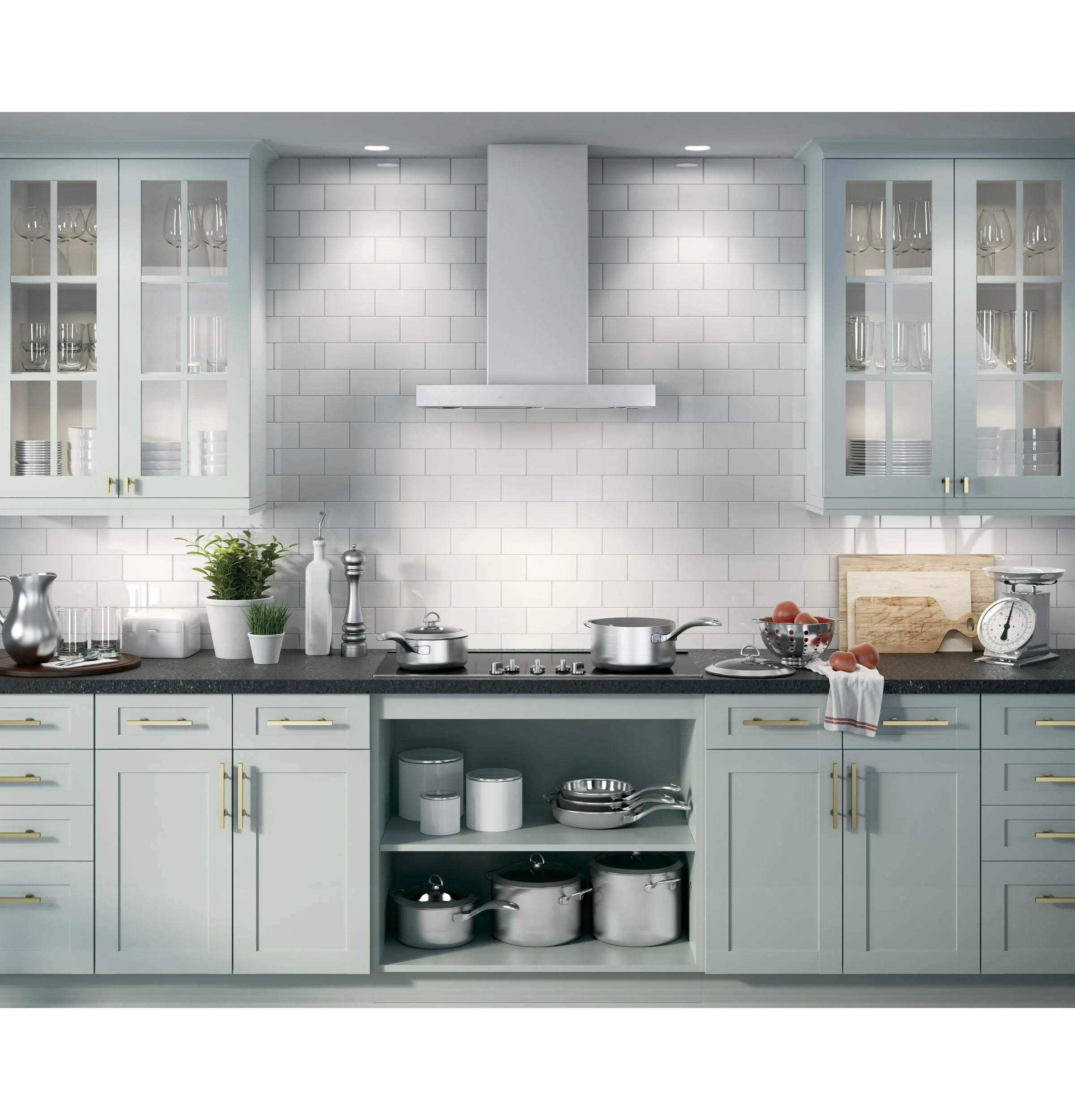 Cafe UVW9301SLSS 30" Smart Designer Wall Mount Hood w/ Perimeter Venting - Image 4